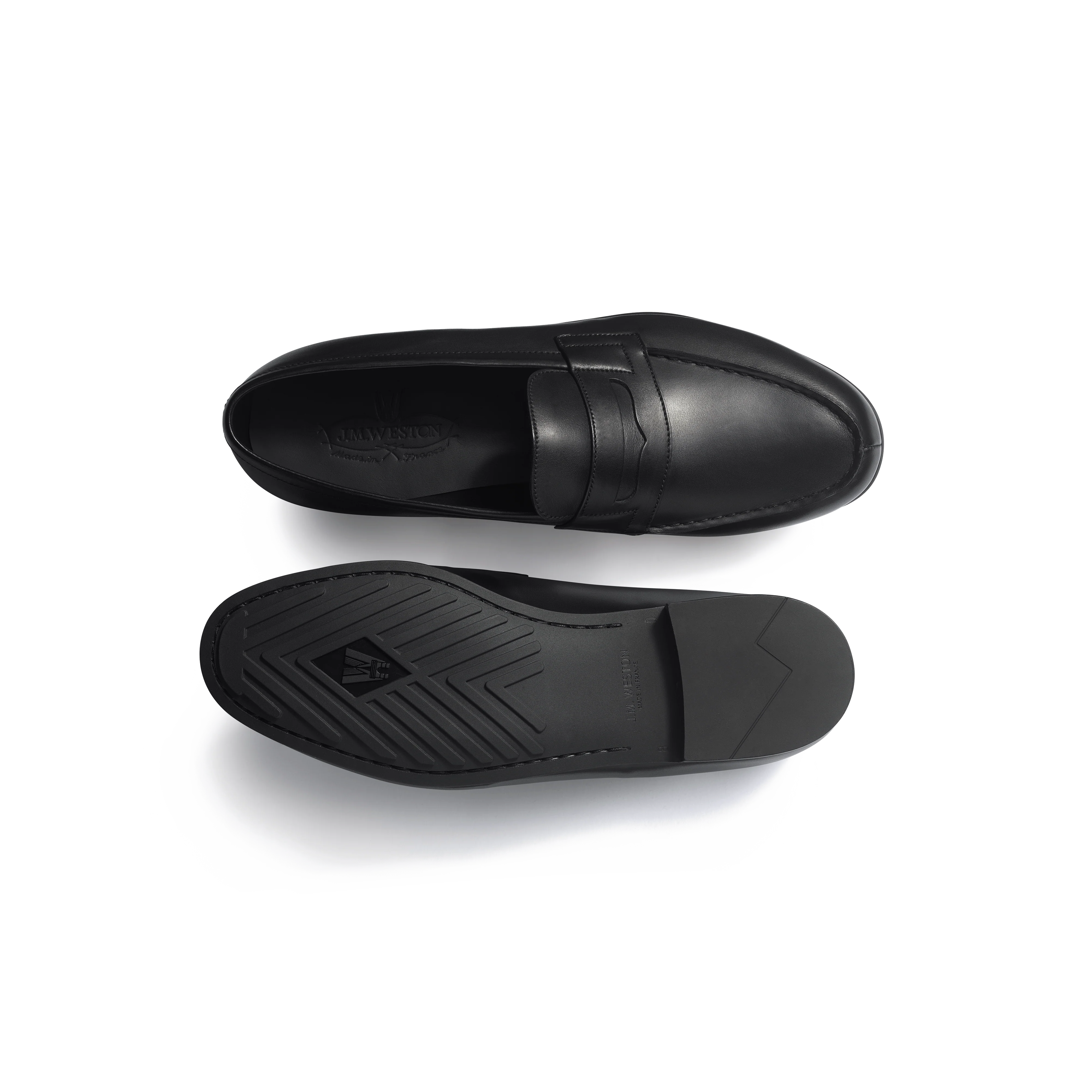 Mocassin 180 Léger [homme cuir veau lisse noir] - Image 4