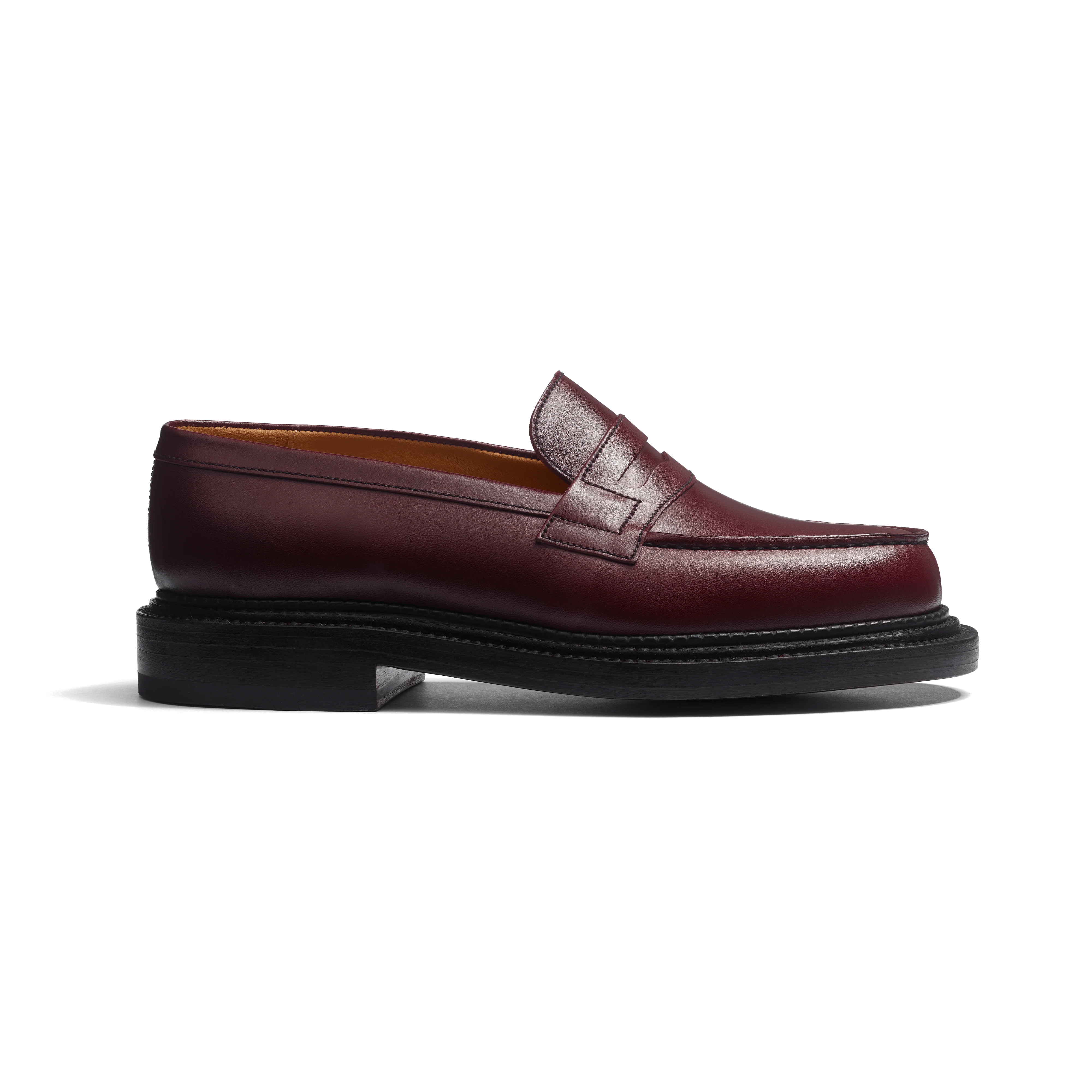 Mocassin 180 Triple semelle [femme cuir veau box bordeaux toucan]