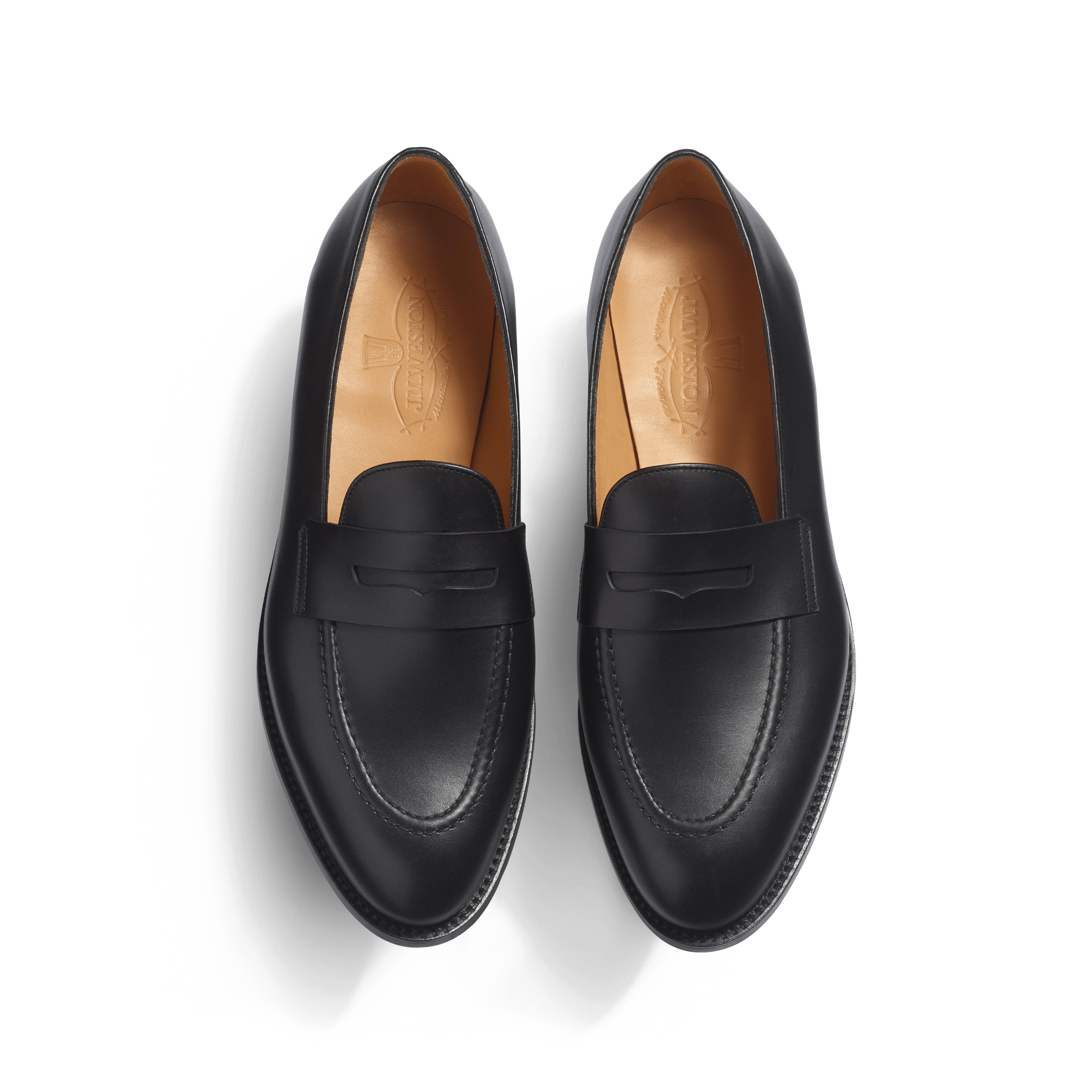 Mocassin Menton à bride [homme cuir box noir] - Image 3