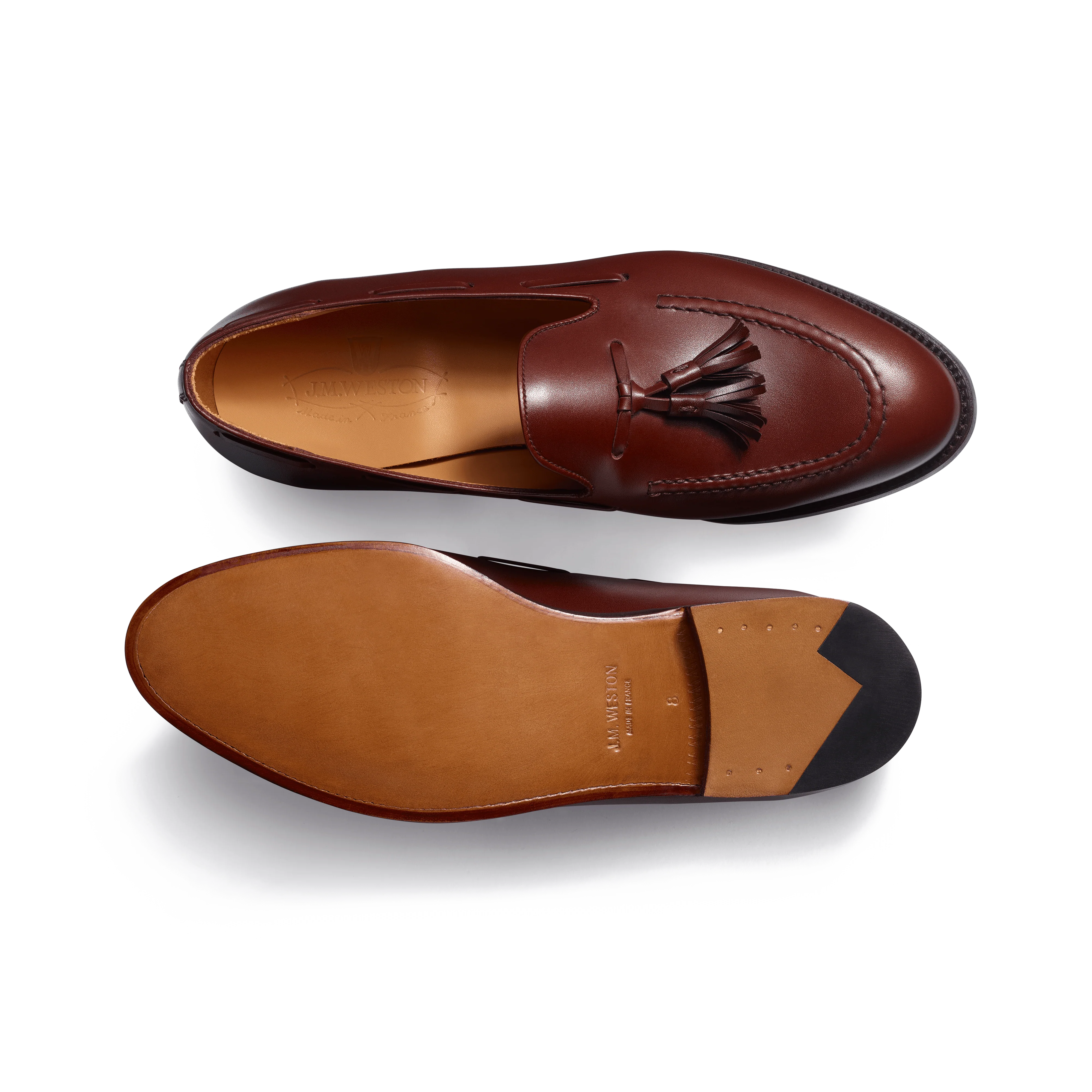 Mocassin Menton à Pampilles [homme cuir veau box etrusco] - Image 4