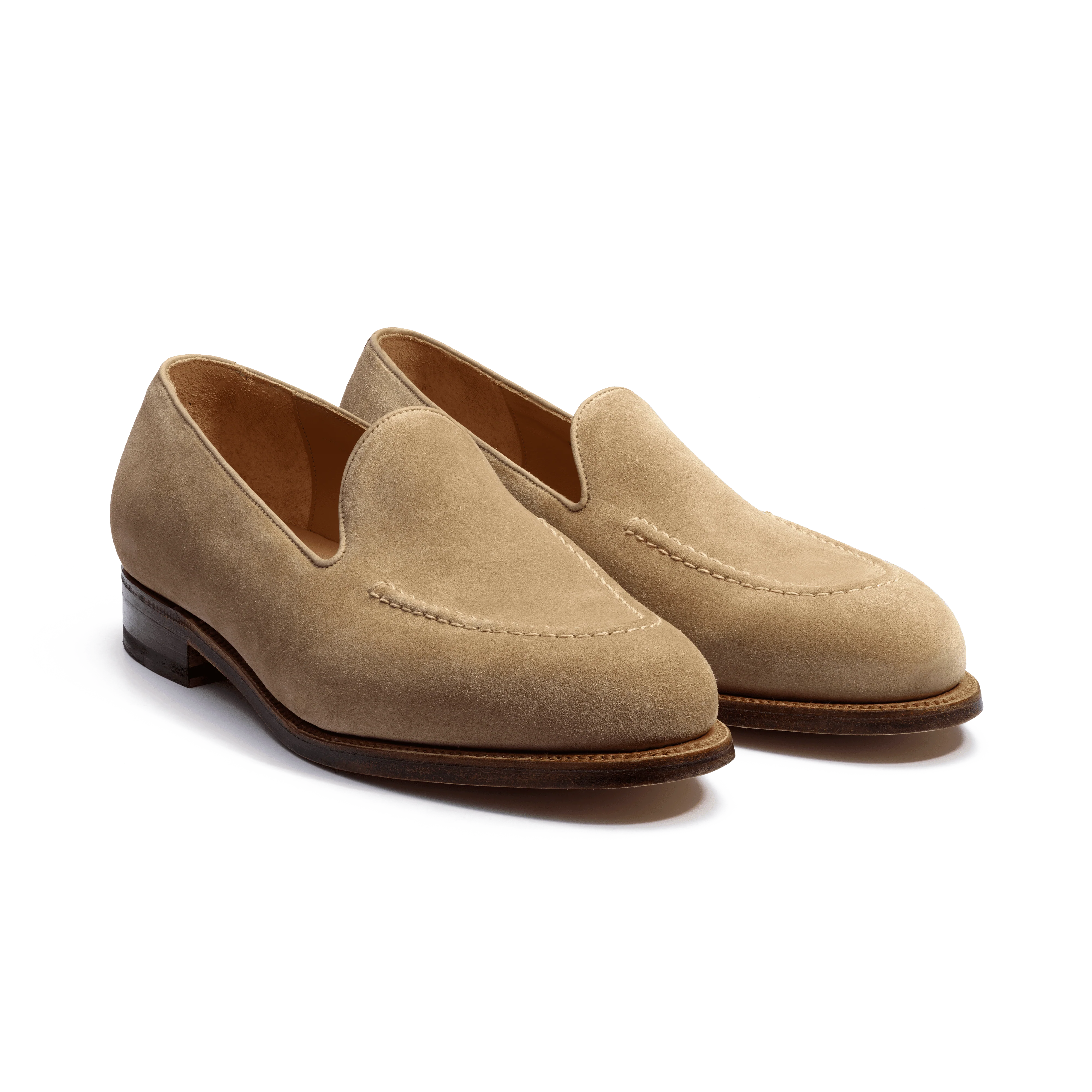 Mocassin Menton [homme velours beige] - Image 2