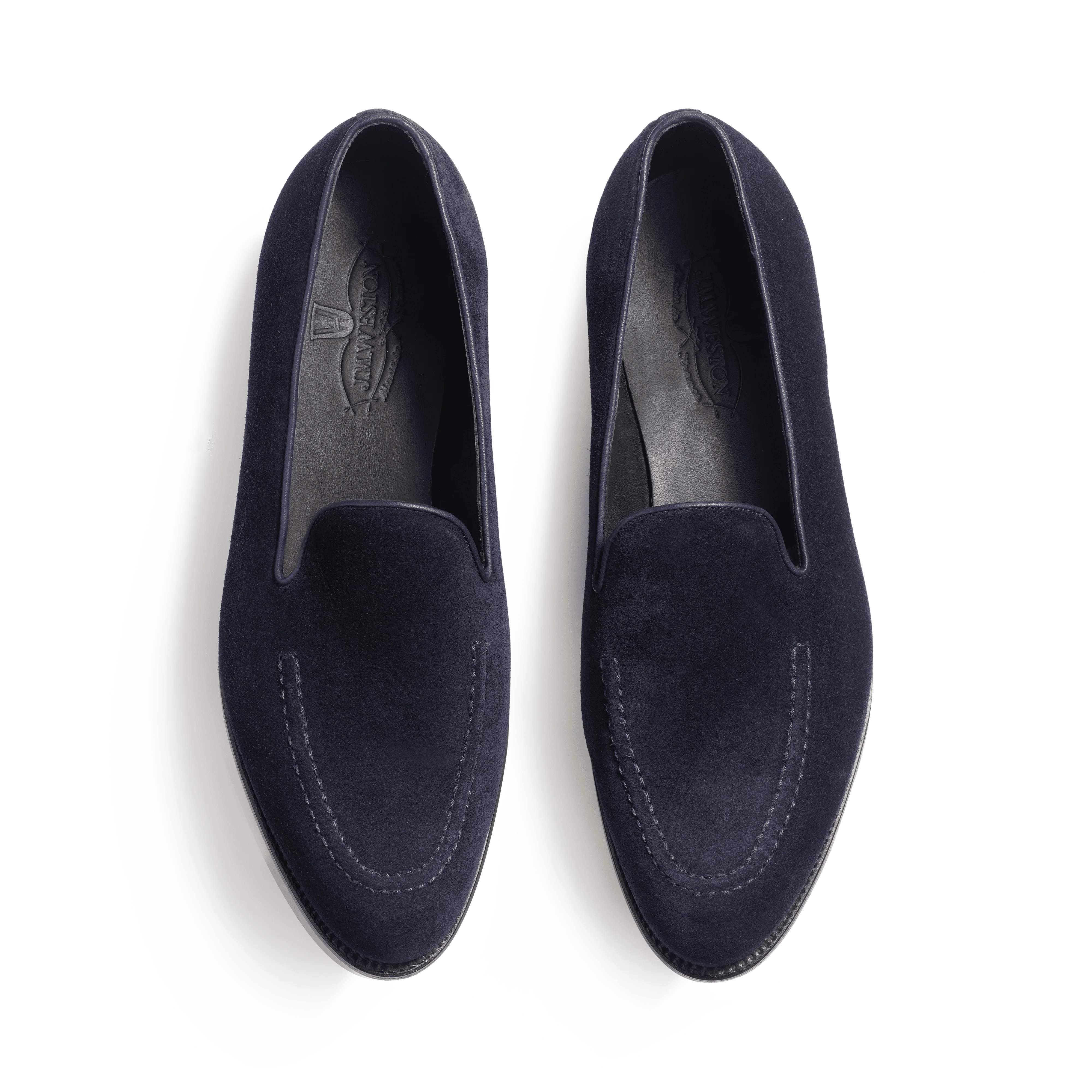 Mocassin Menton [homme velours bleu marine] - Image 3