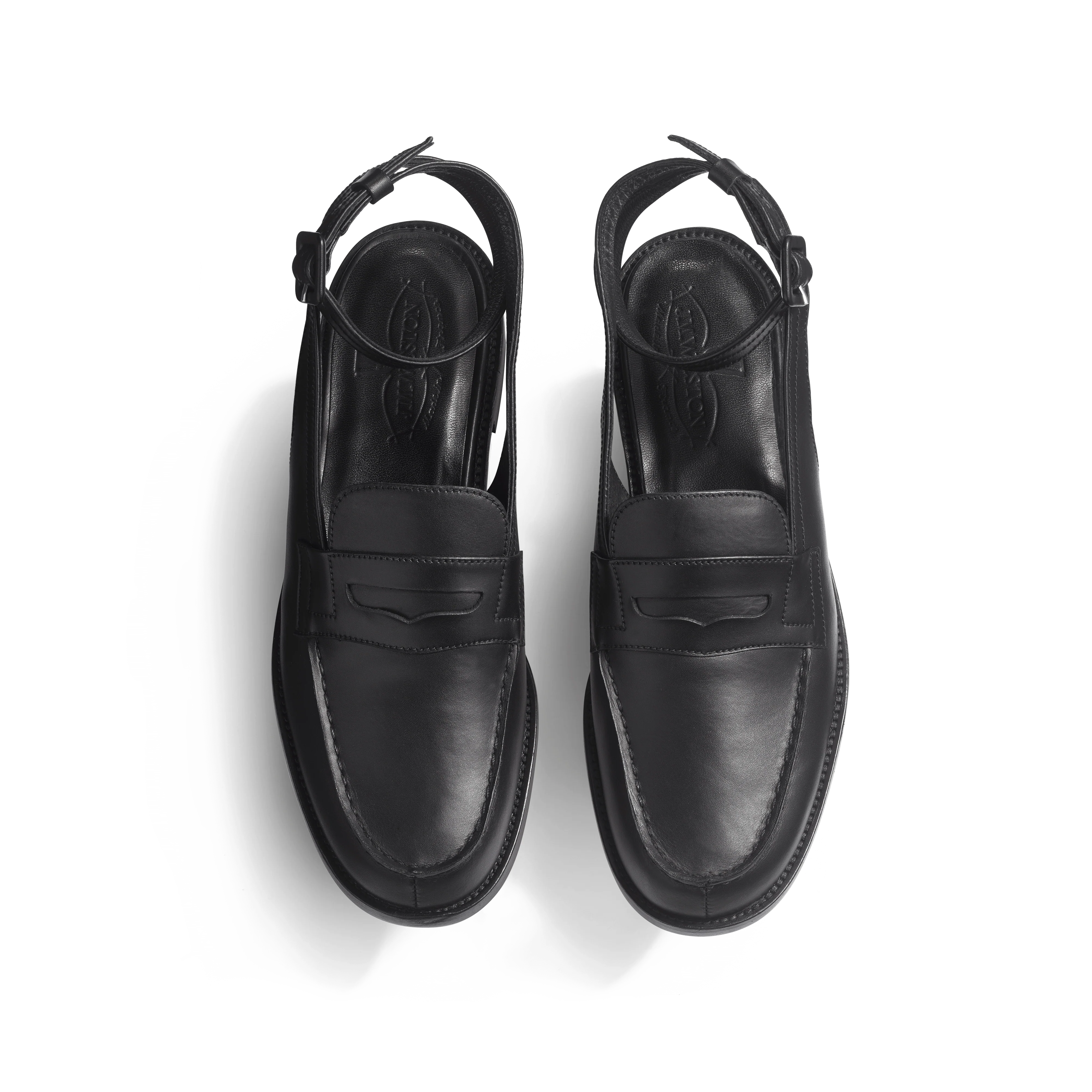 Mocassin sandale Would Love [femme cuir veau lisse noir] - Image 3