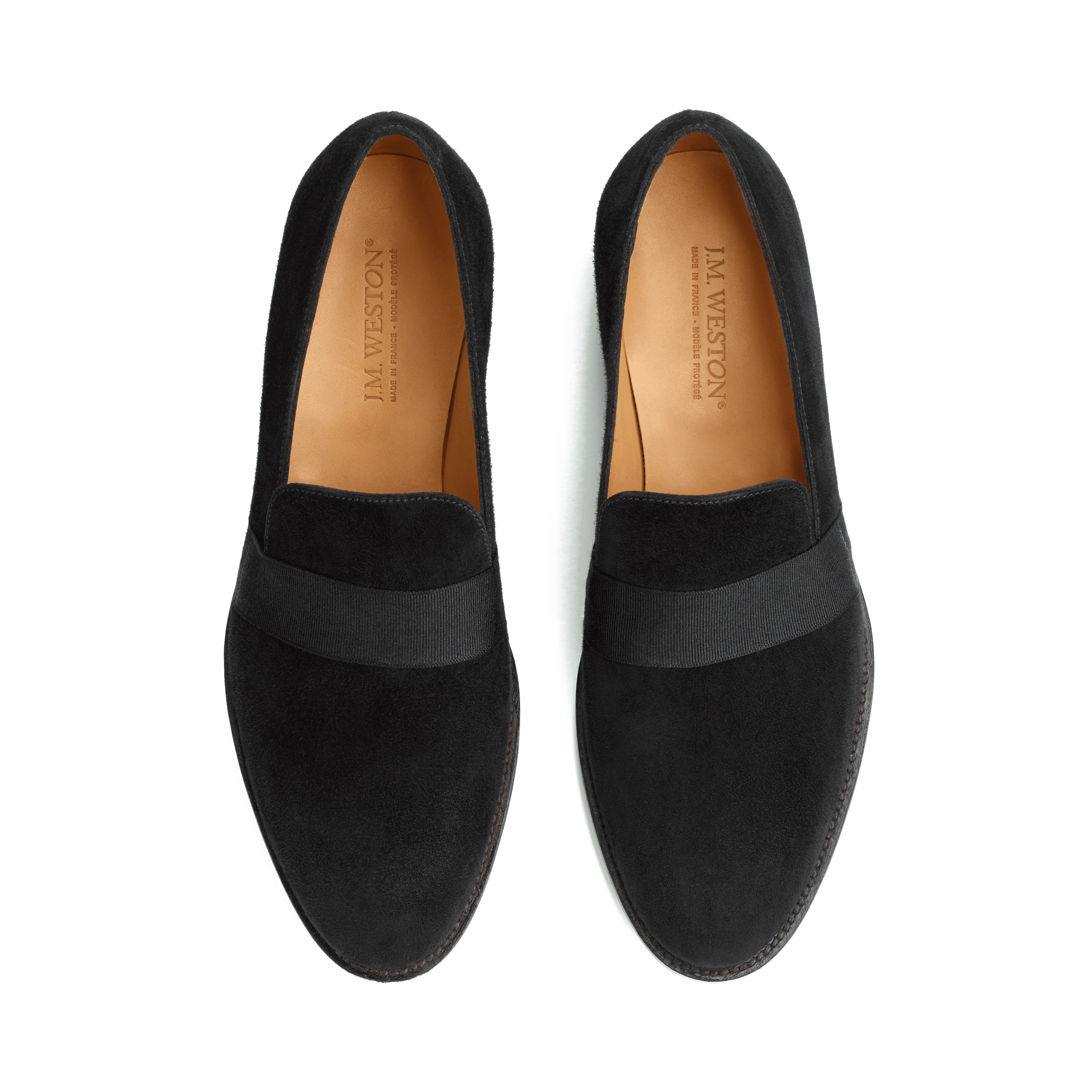Mocassin smoking [femme velours noir] - Image 3