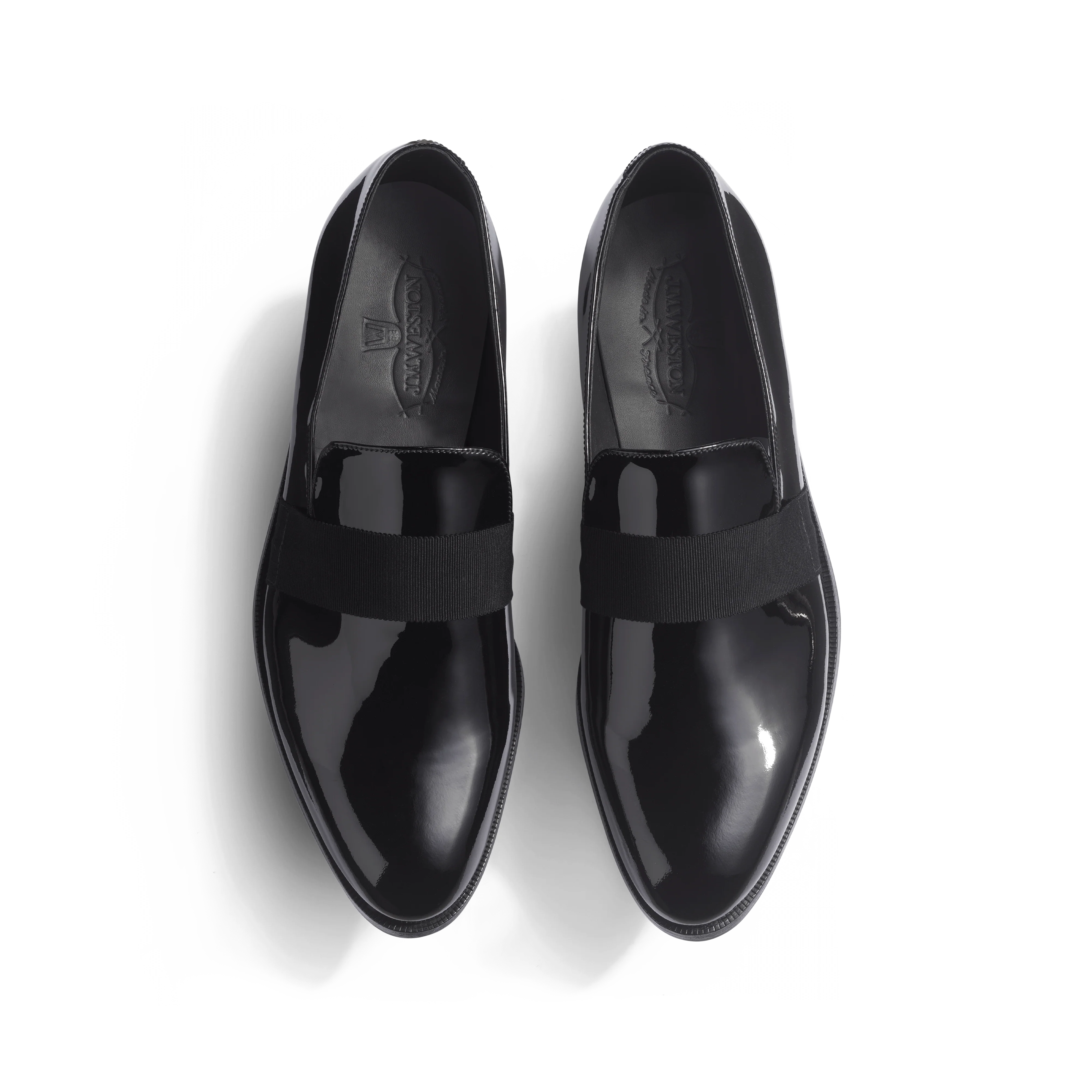 Mocassin smoking [homme cuir vernis noir] - Image 3