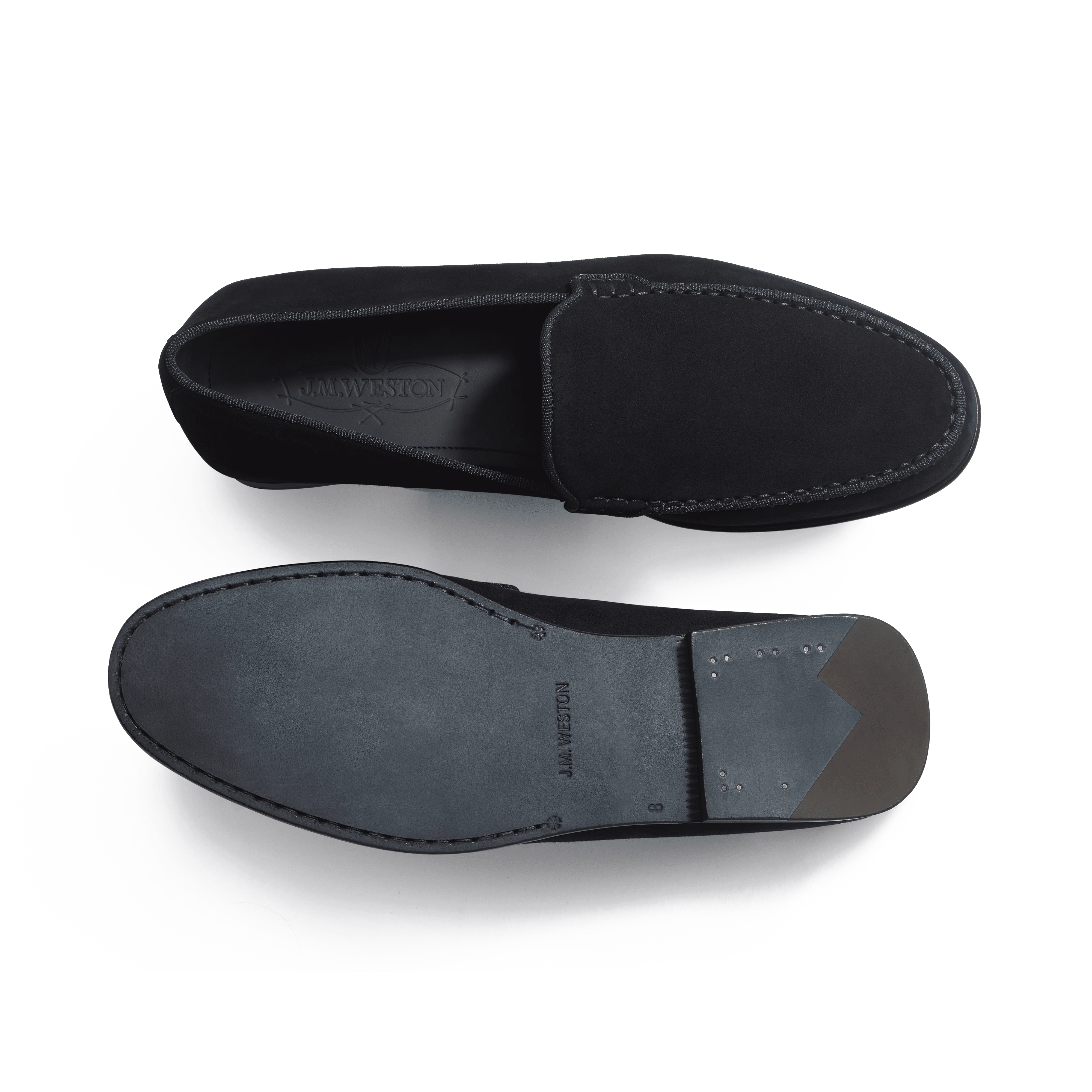 Mocassin Souple Calvi [homme velours bleu marine] - Image 4