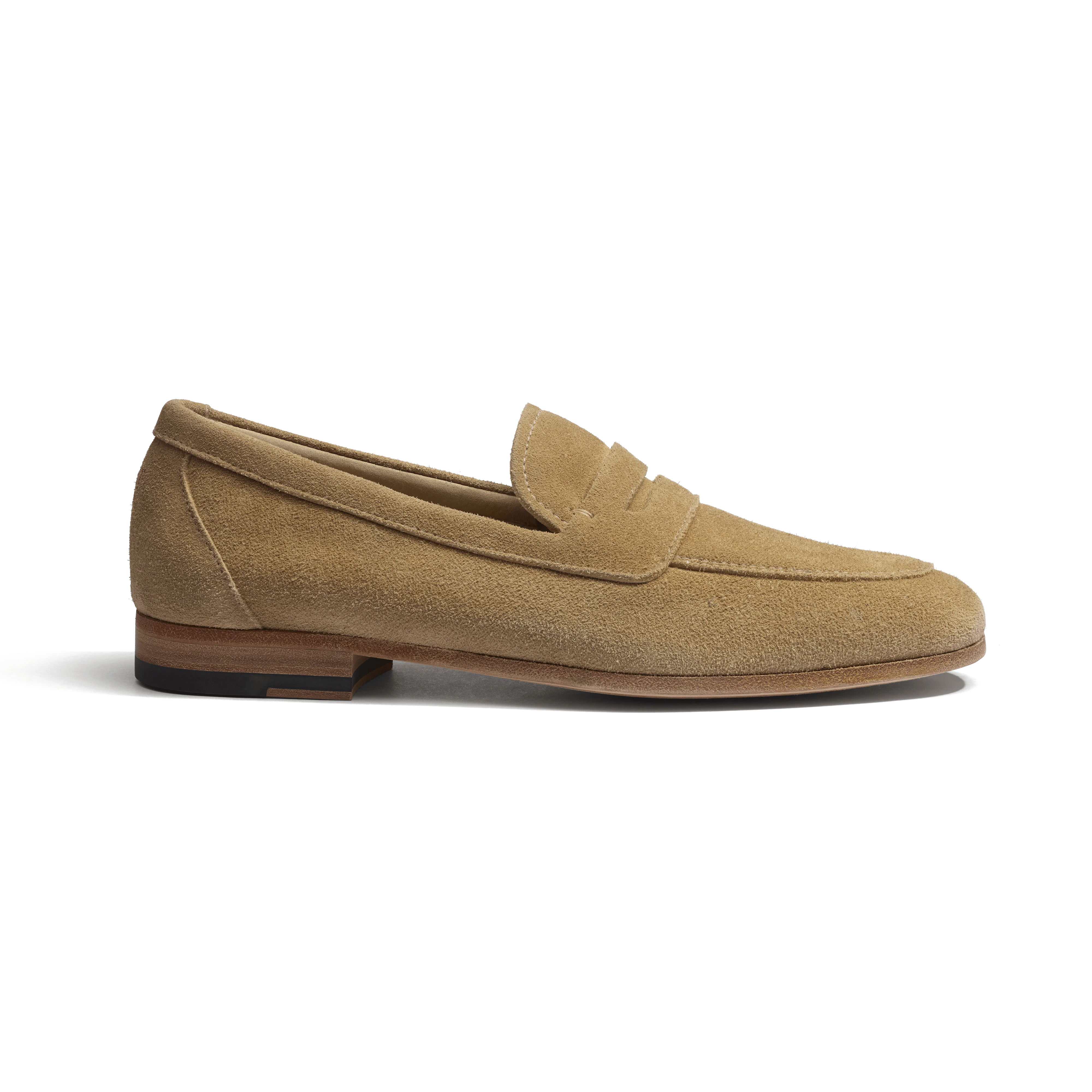 Mocassin Woogie [femme cuir veau velours beige]
