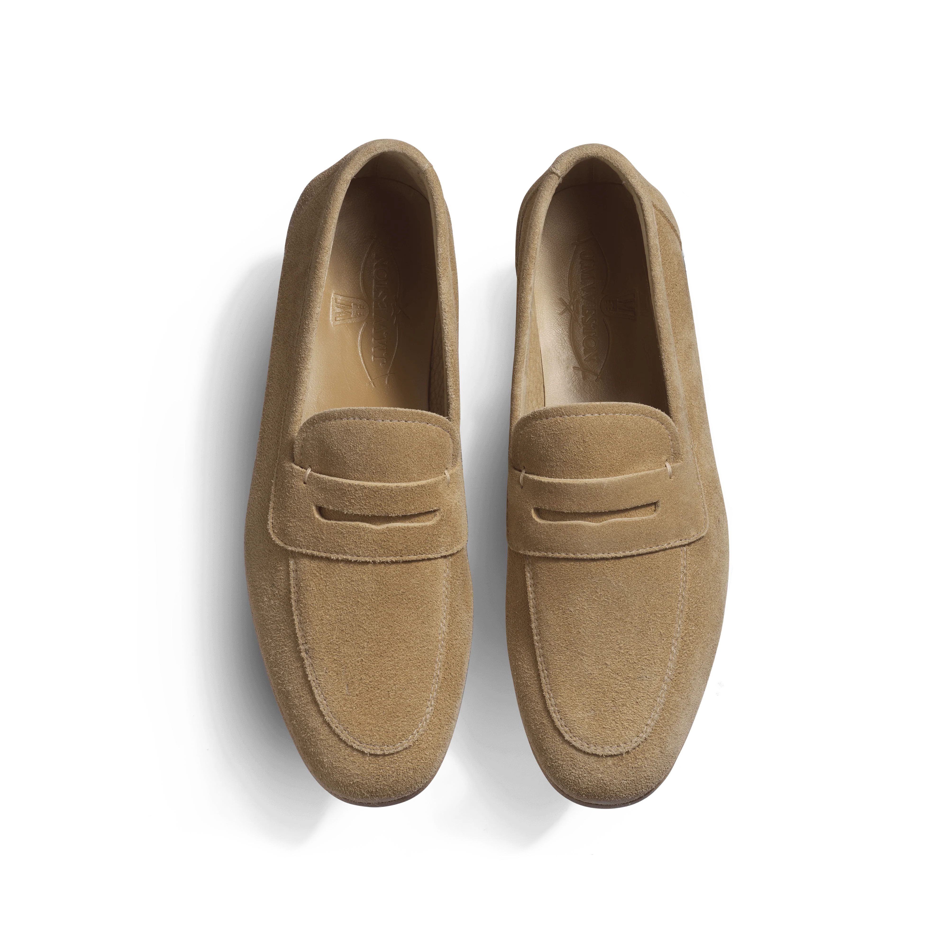Mocassin Woogie [femme cuir veau velours beige] - Image 3