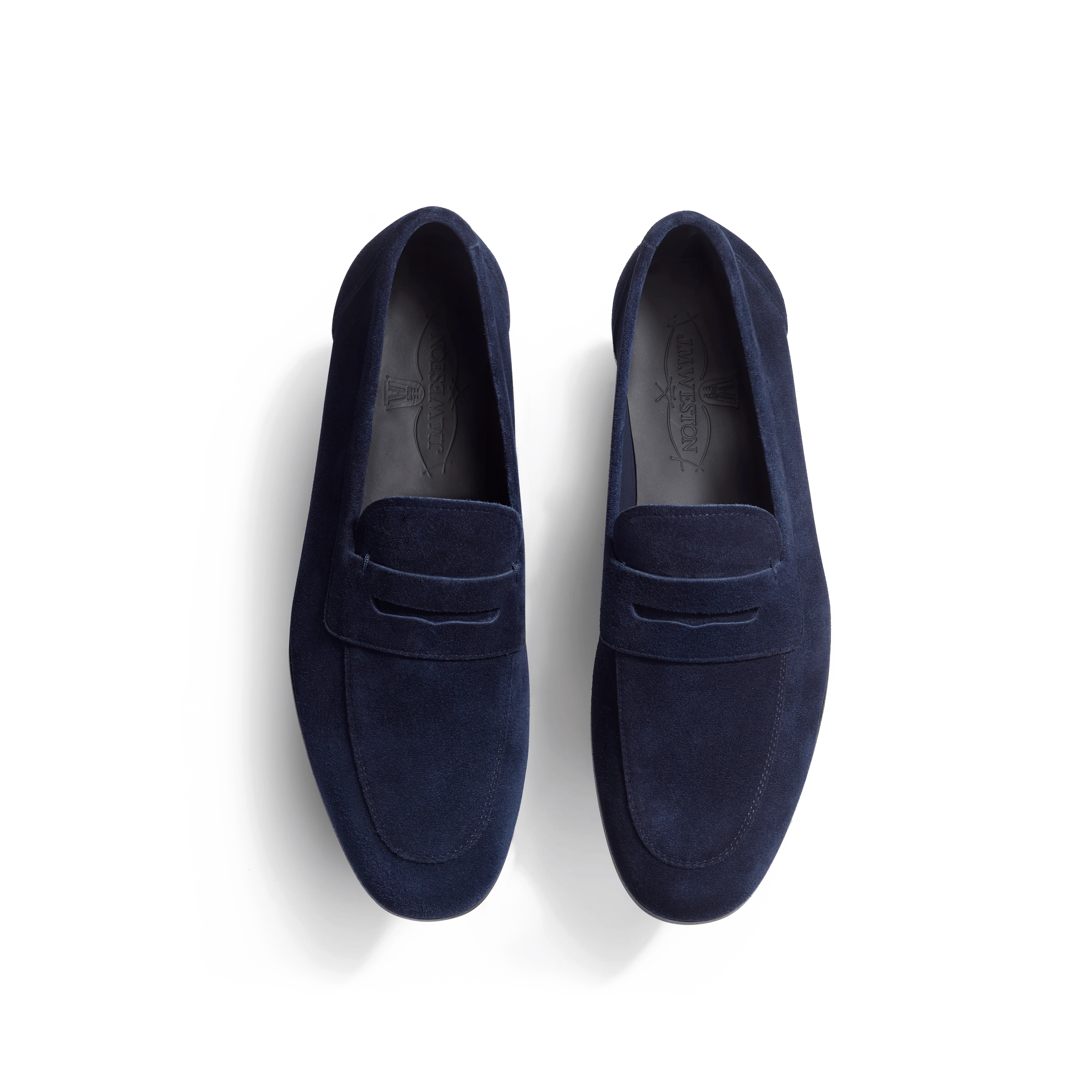 Mocassin Woogie [femme cuir veau velours marine] - Image 3