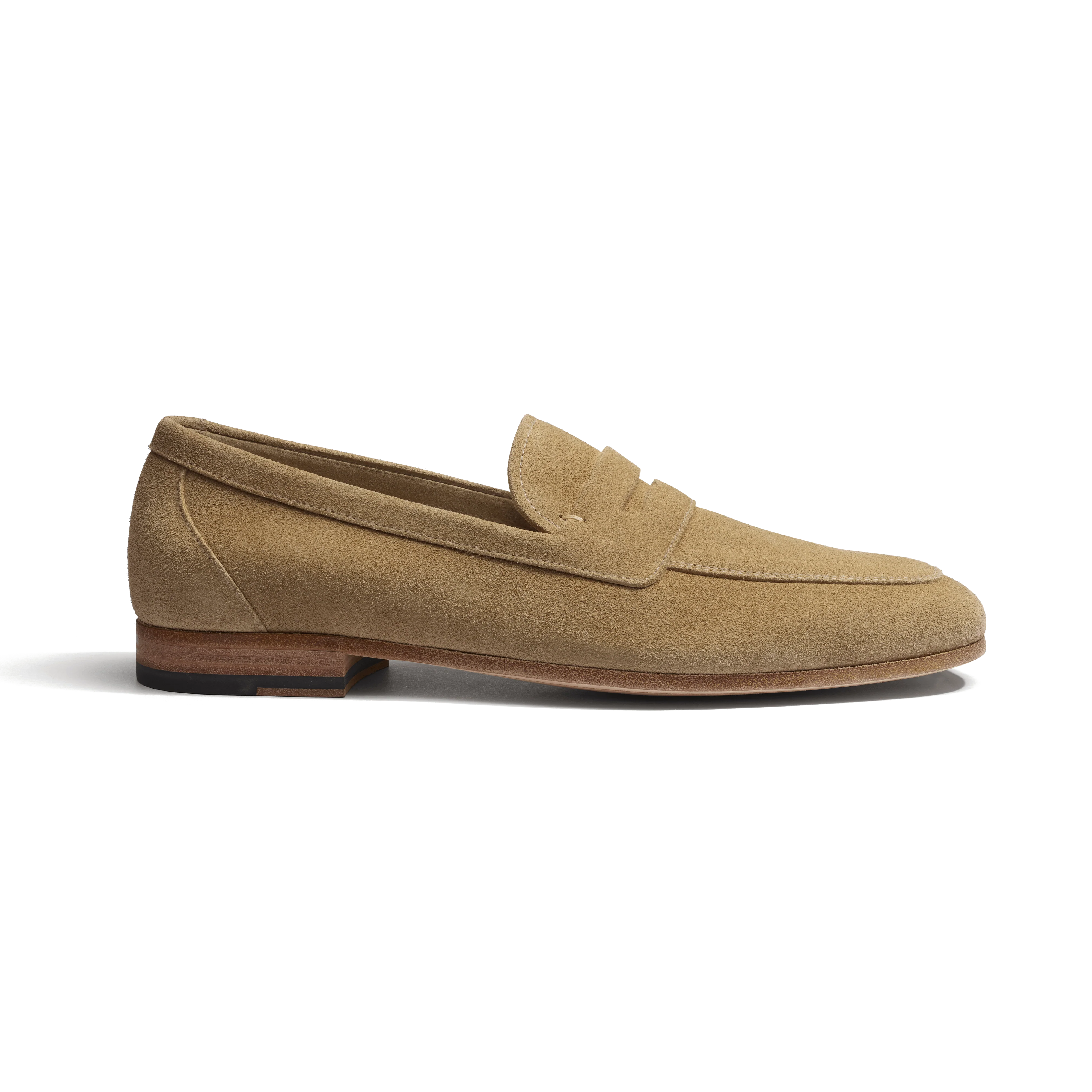 Mocassin Woogie [homme cuir veau velours beige]