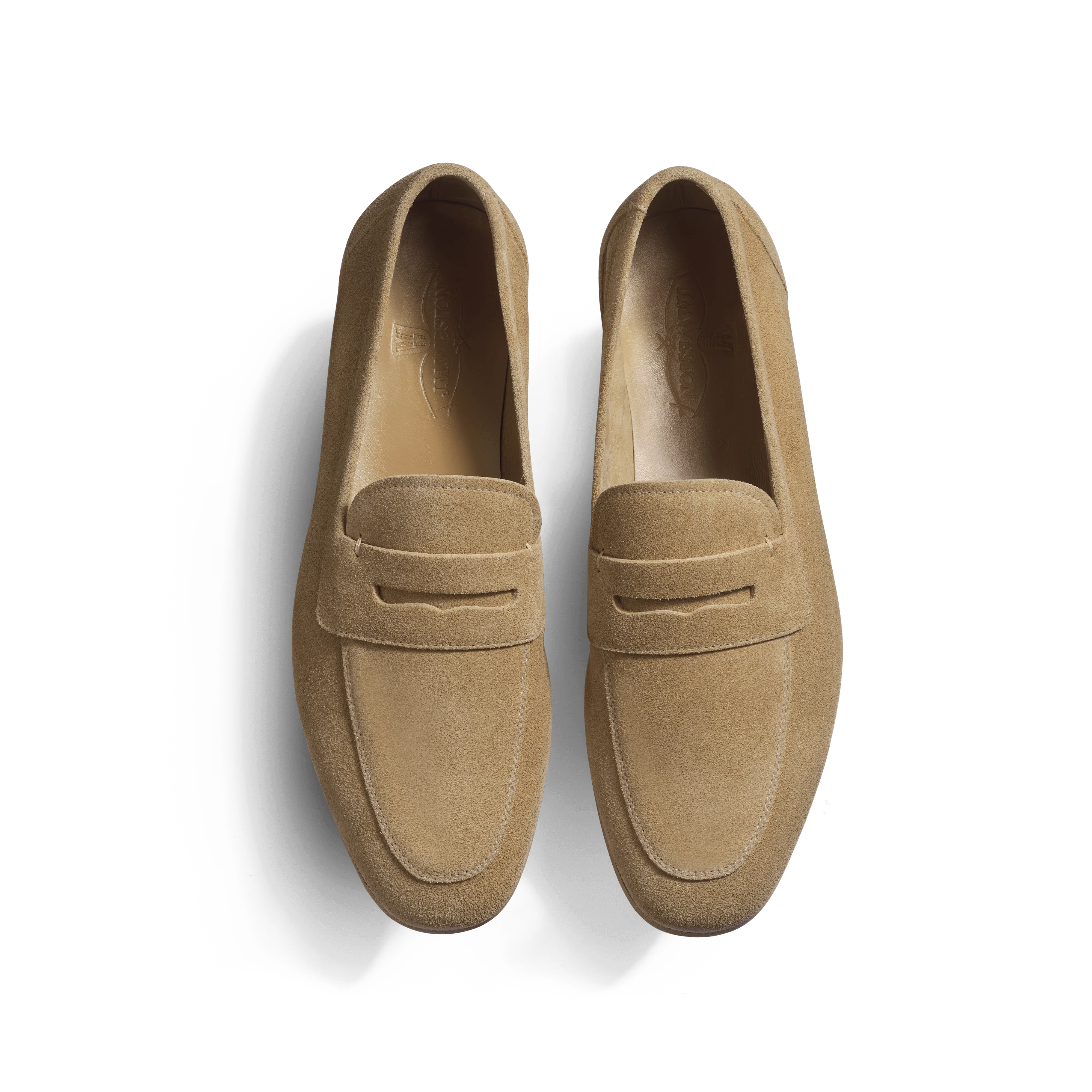 Mocassin Woogie [homme cuir veau velours beige] - Image 3