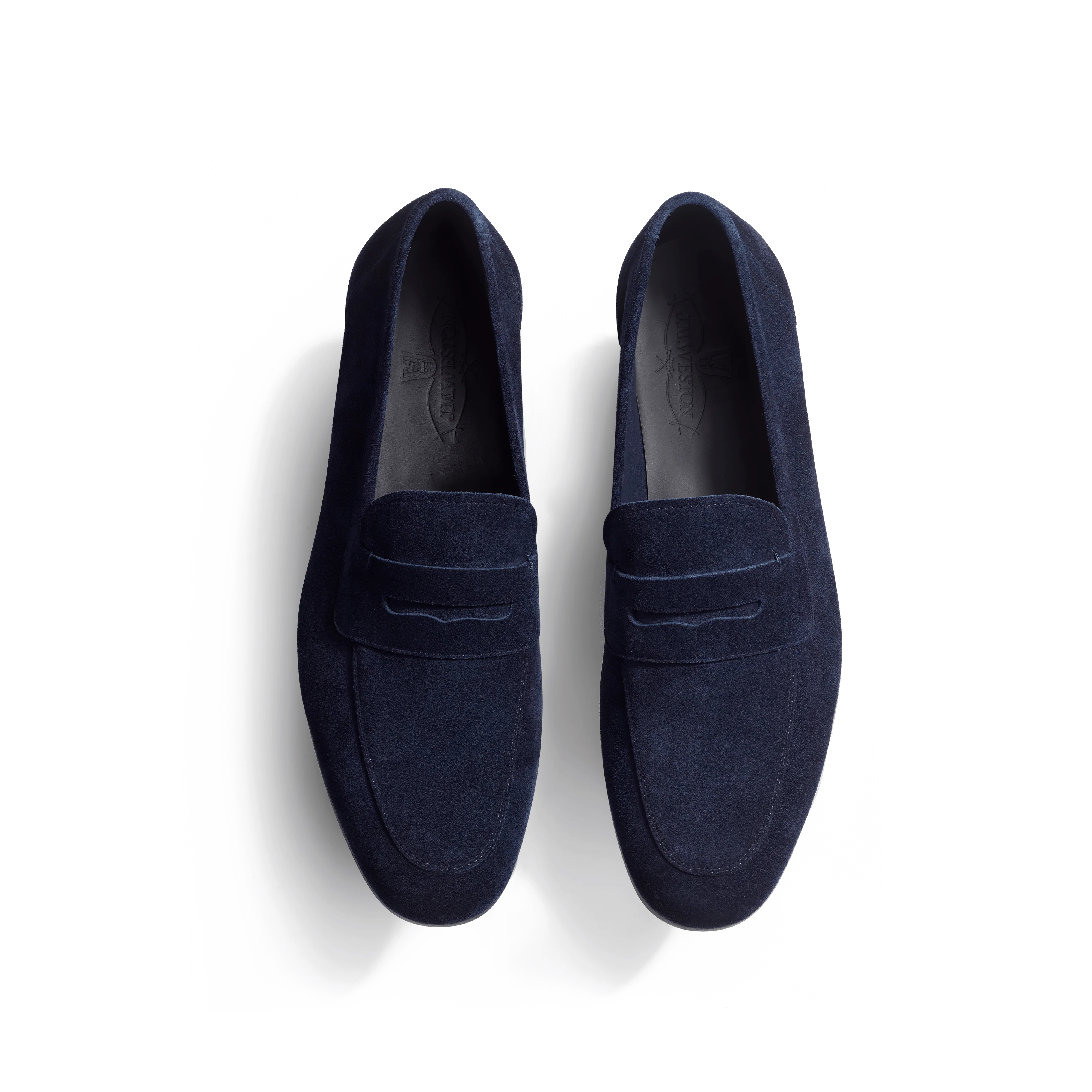 Mocassin Woogie [homme cuir veau velours marine] - Image 3
