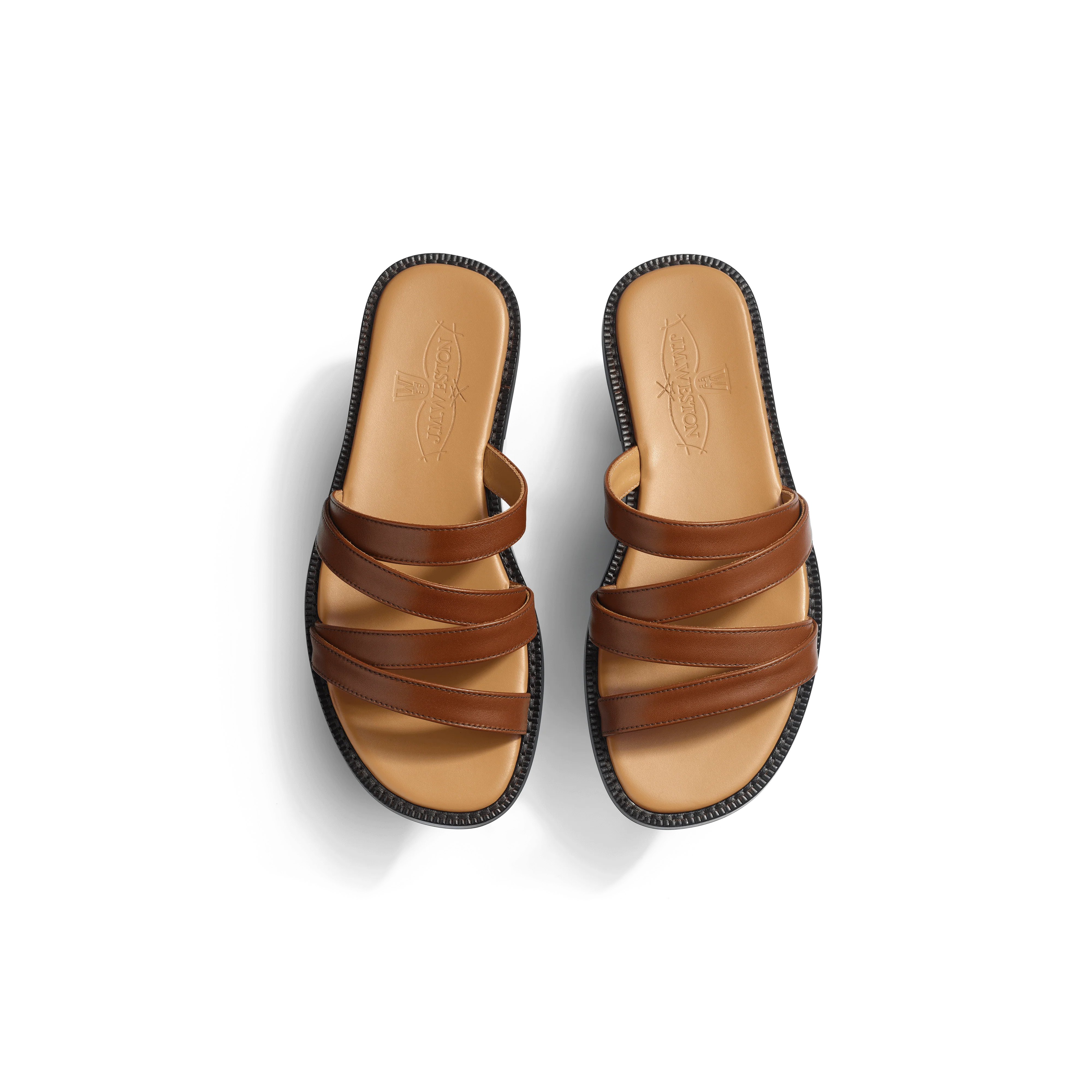 Mule Double V [femme cuir veau lisse bergeronnette] - Image 3