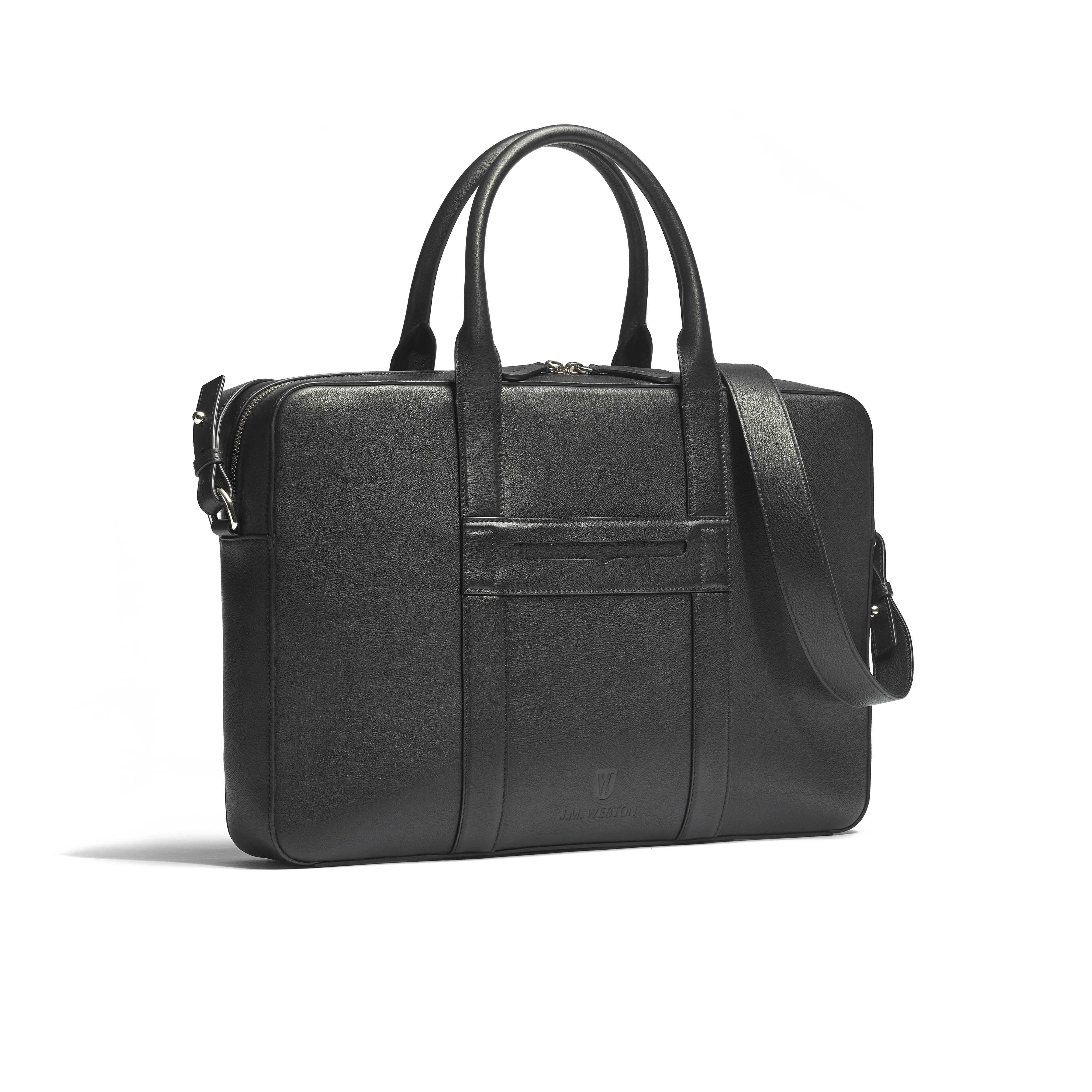 Porte-documents Double You [Cuir veau lisse noir] - Image 2