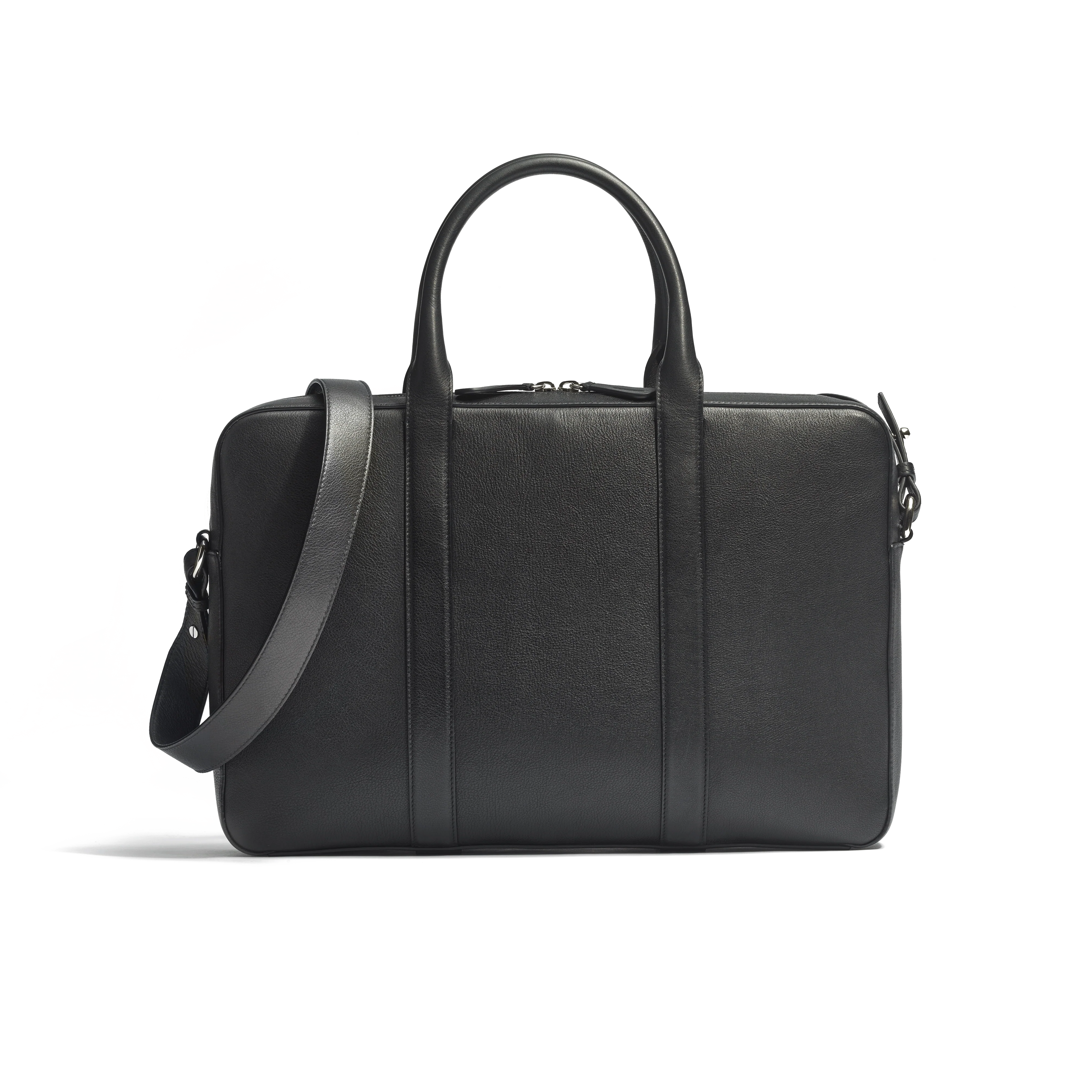 Porte-documents Double You [Cuir veau lisse noir] - Image 3