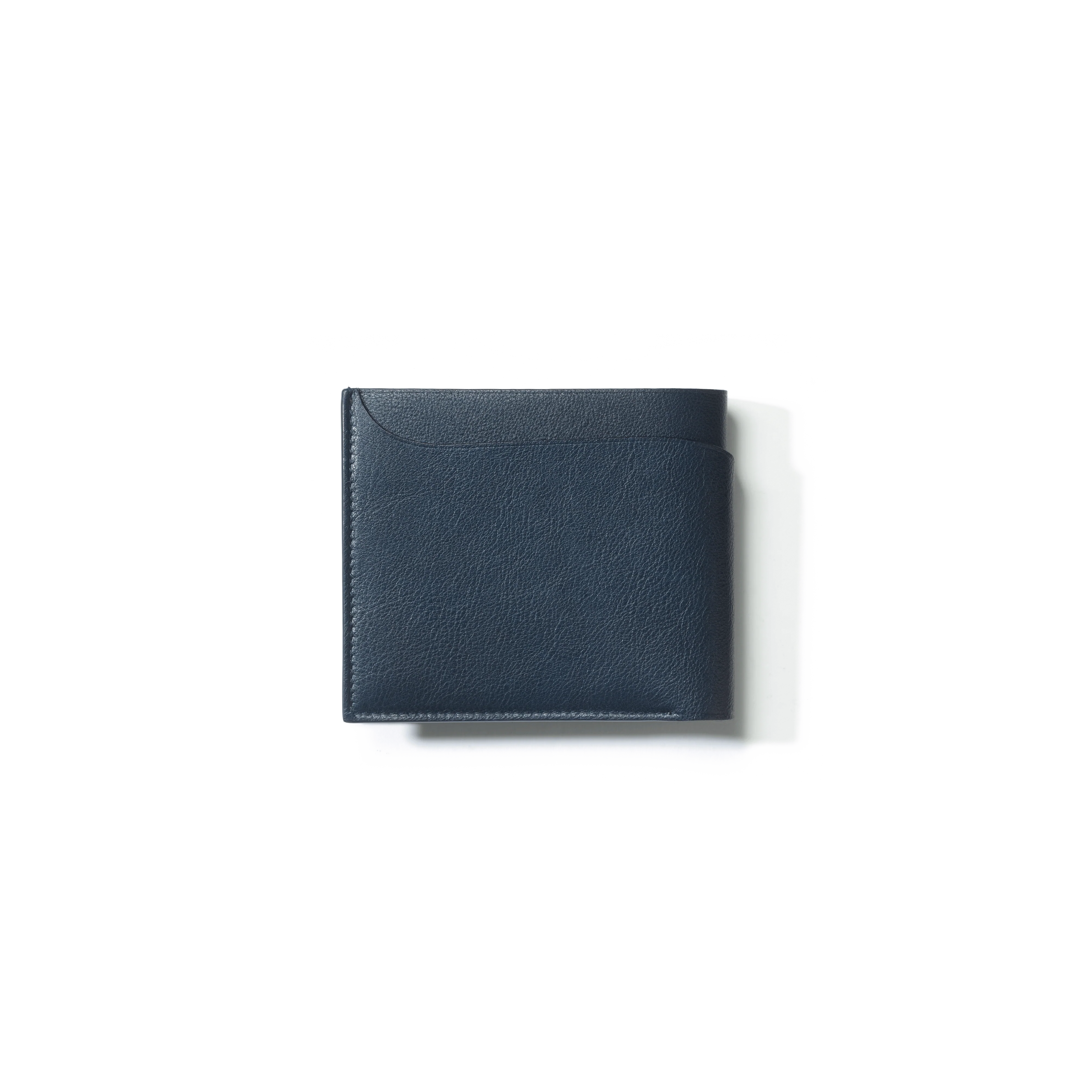 Porte-valeurs Double You [Cuir veau lisse marine] - Image 2