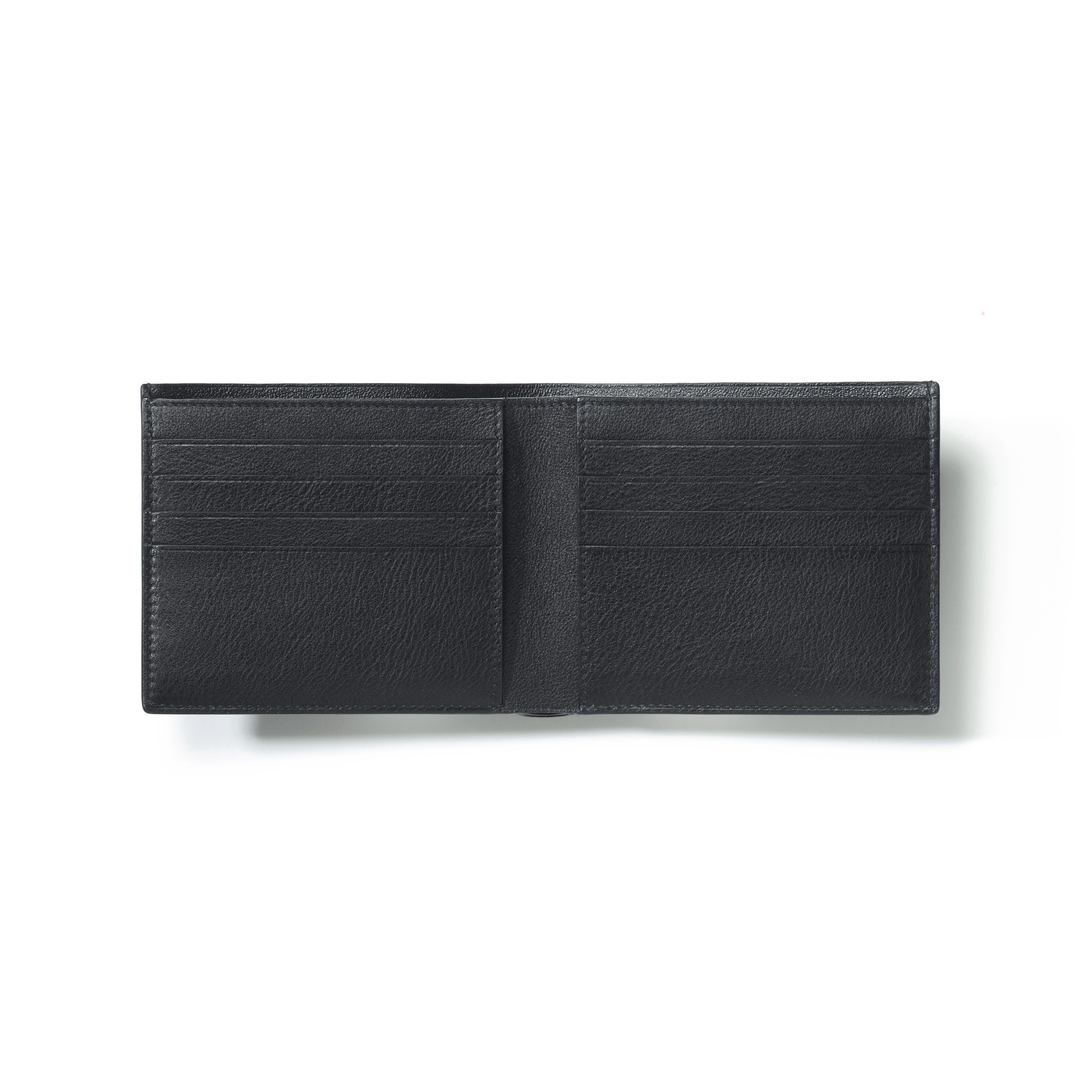 Portefeuille Compact Double You [Cuir veau lisse noir] - Image 3