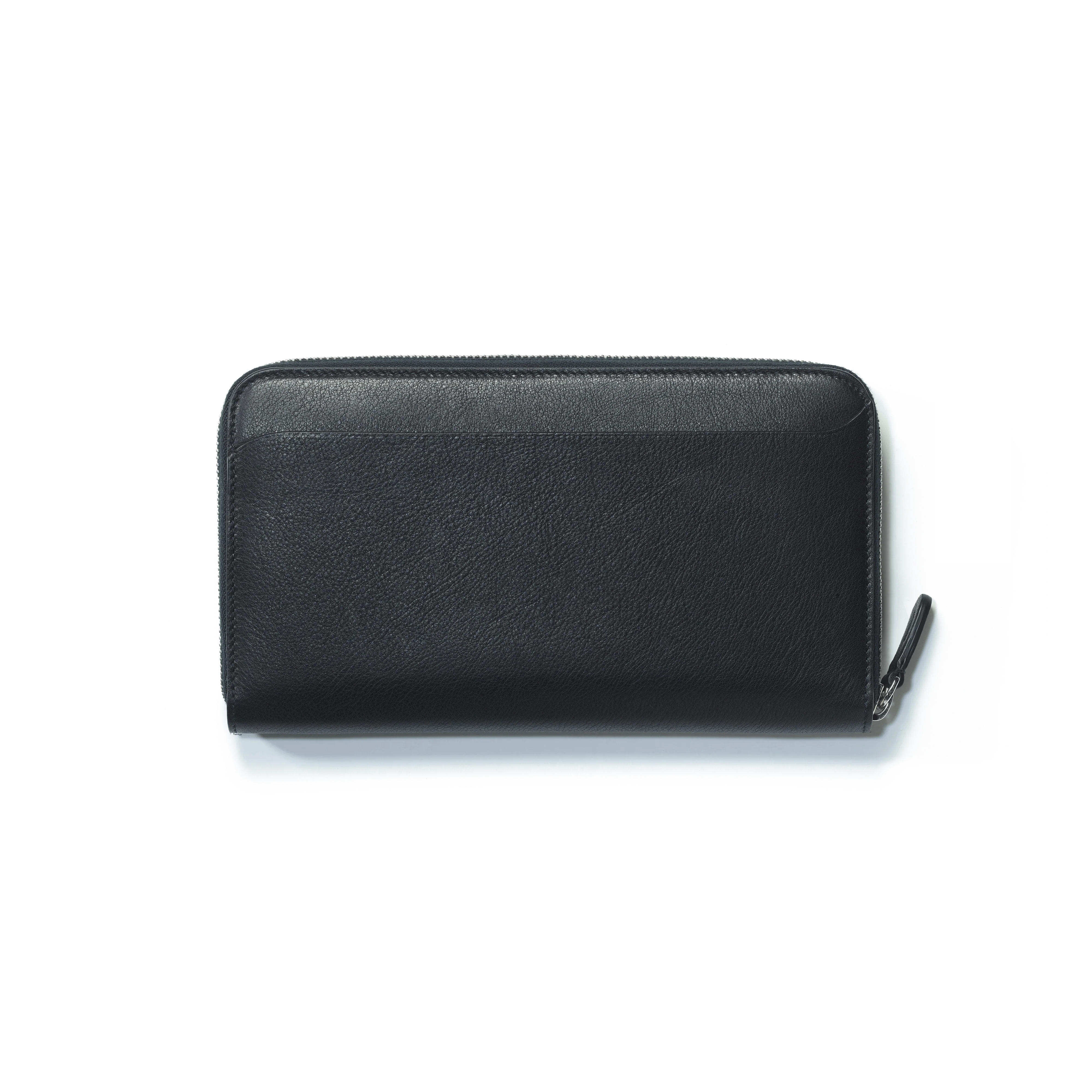 Portefeuille Long Double You [Cuir veau lisse noir] - Image 2