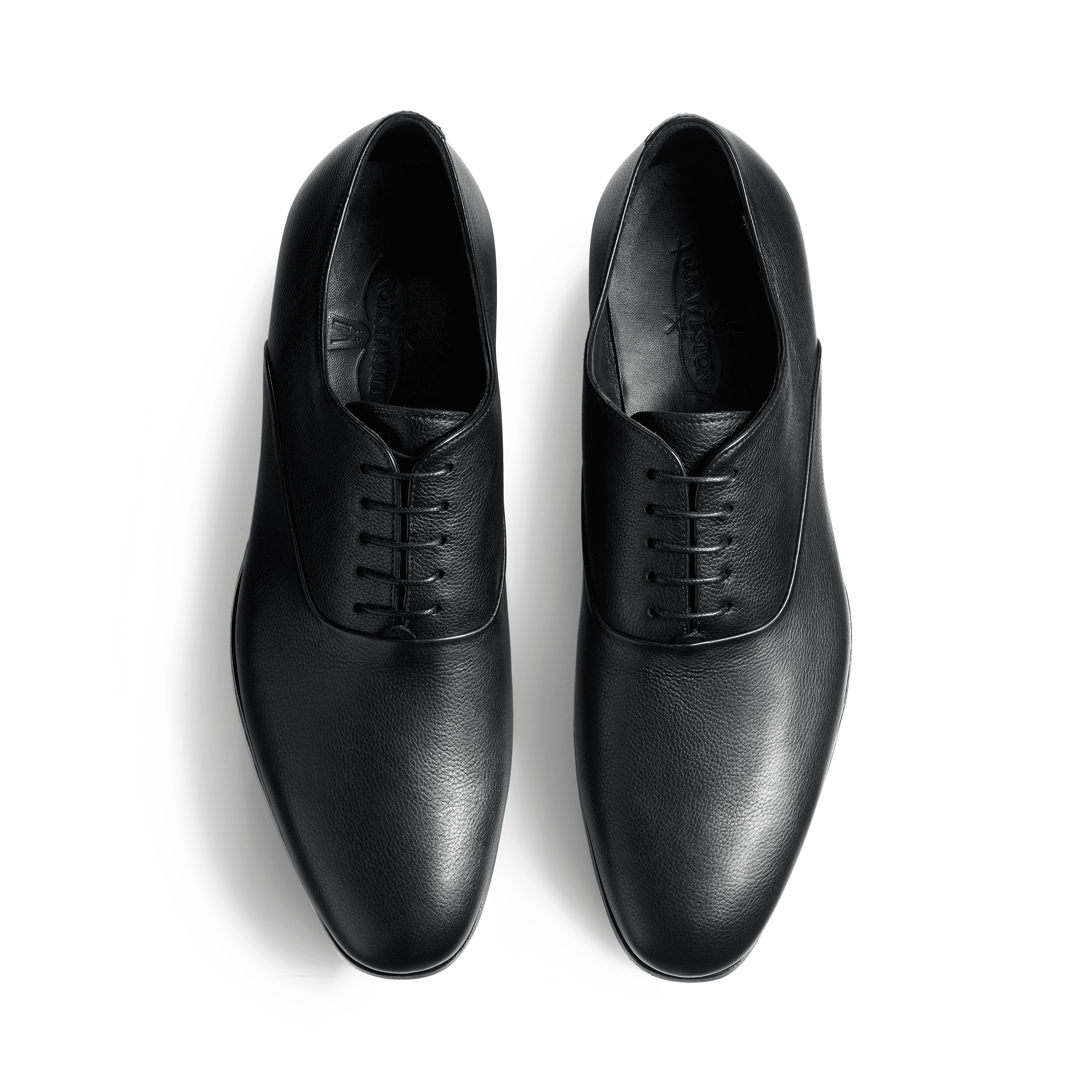 Richelieu Albi [Homme cuir grainé noir] - Image 3