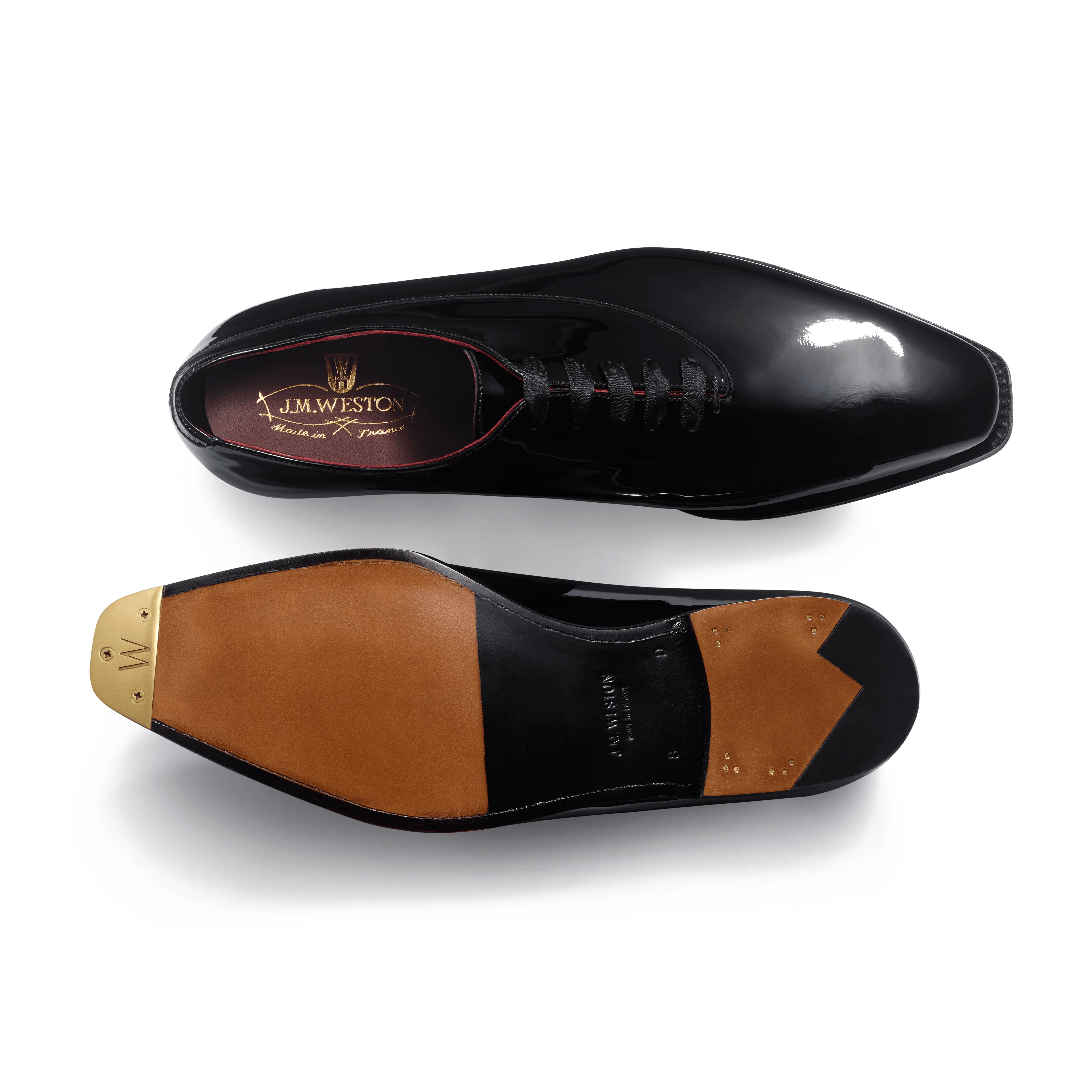 Richelieu Asymétrique J.M. Weston x Opéra de Paris [homme cuir veau vernis noir] - Image 4