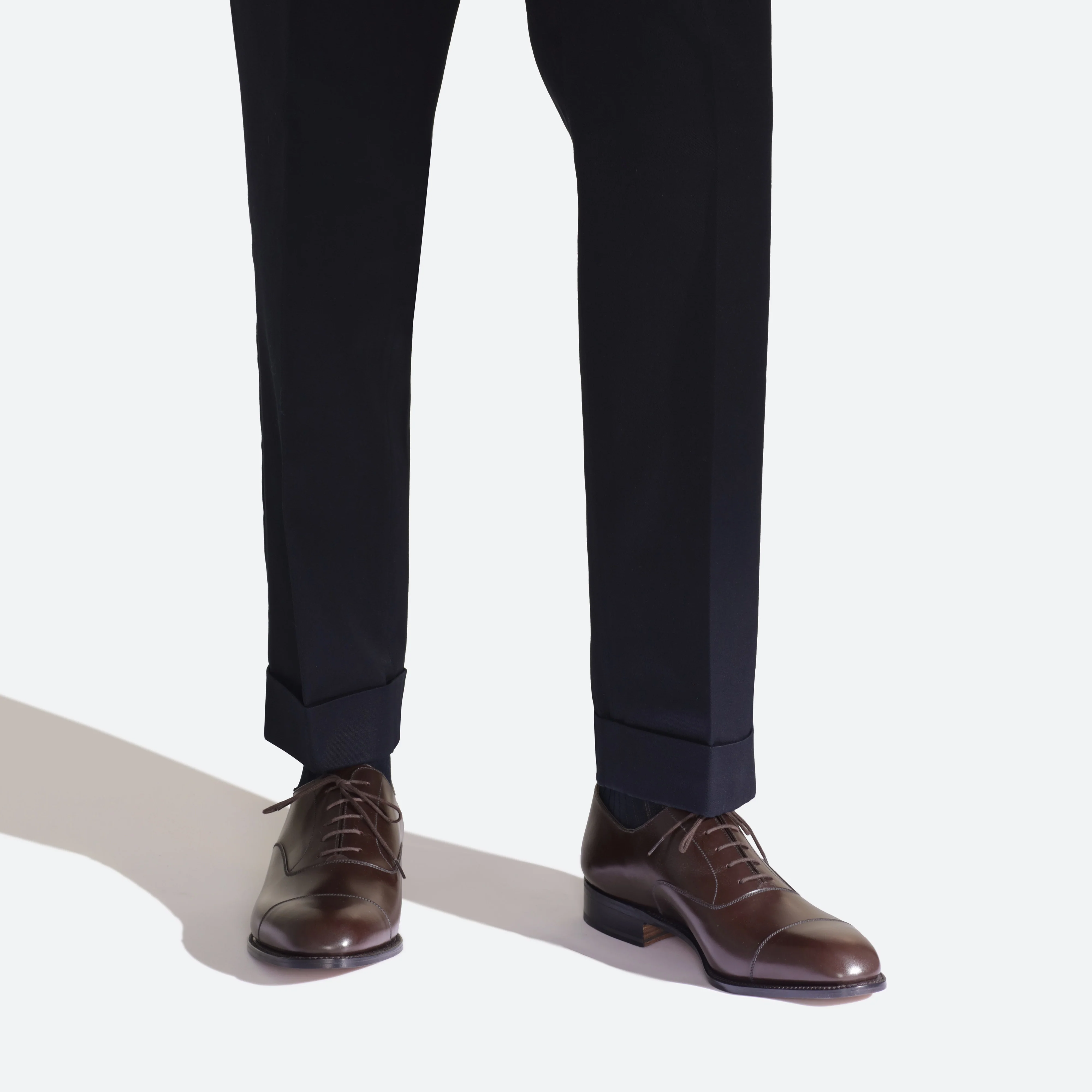 Richelieu bout droit [Homme cuir lisse marron mélèze] - Image 5