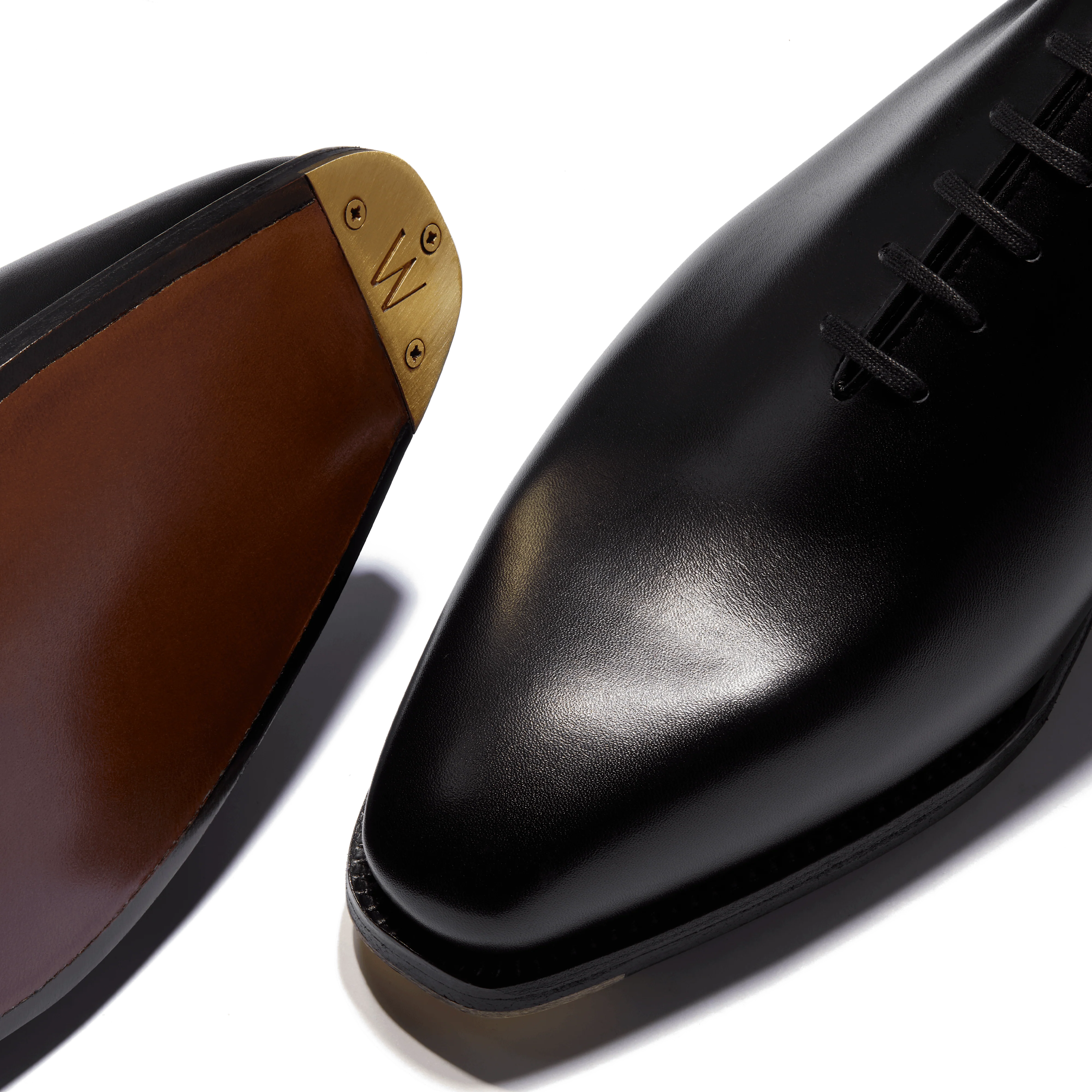 Richelieu Cycliste Fusain [homme cuir veau box noir] - Image 5