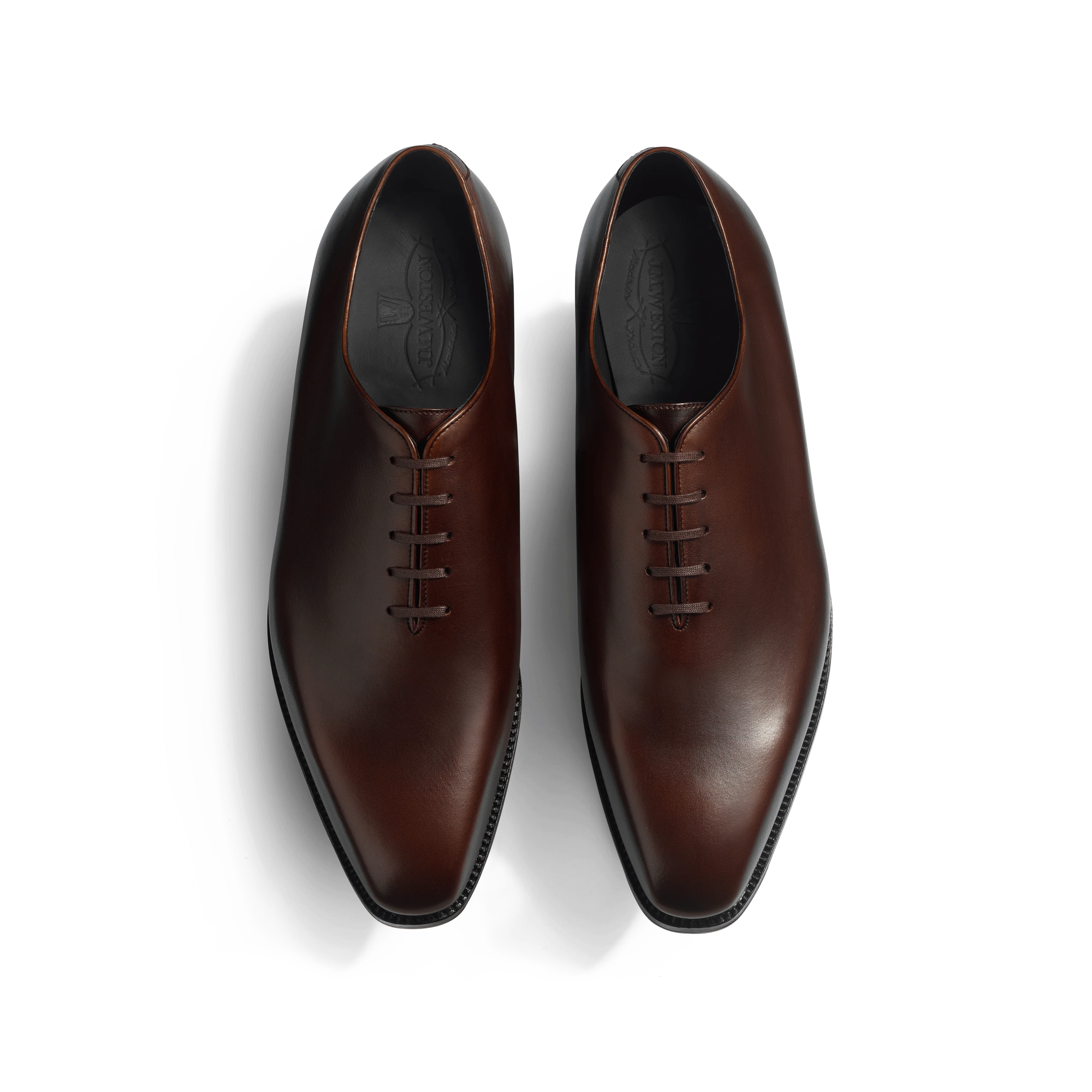 Richelieu Cycliste Fusain [homme cuir veau box nuancé café] - Image 3