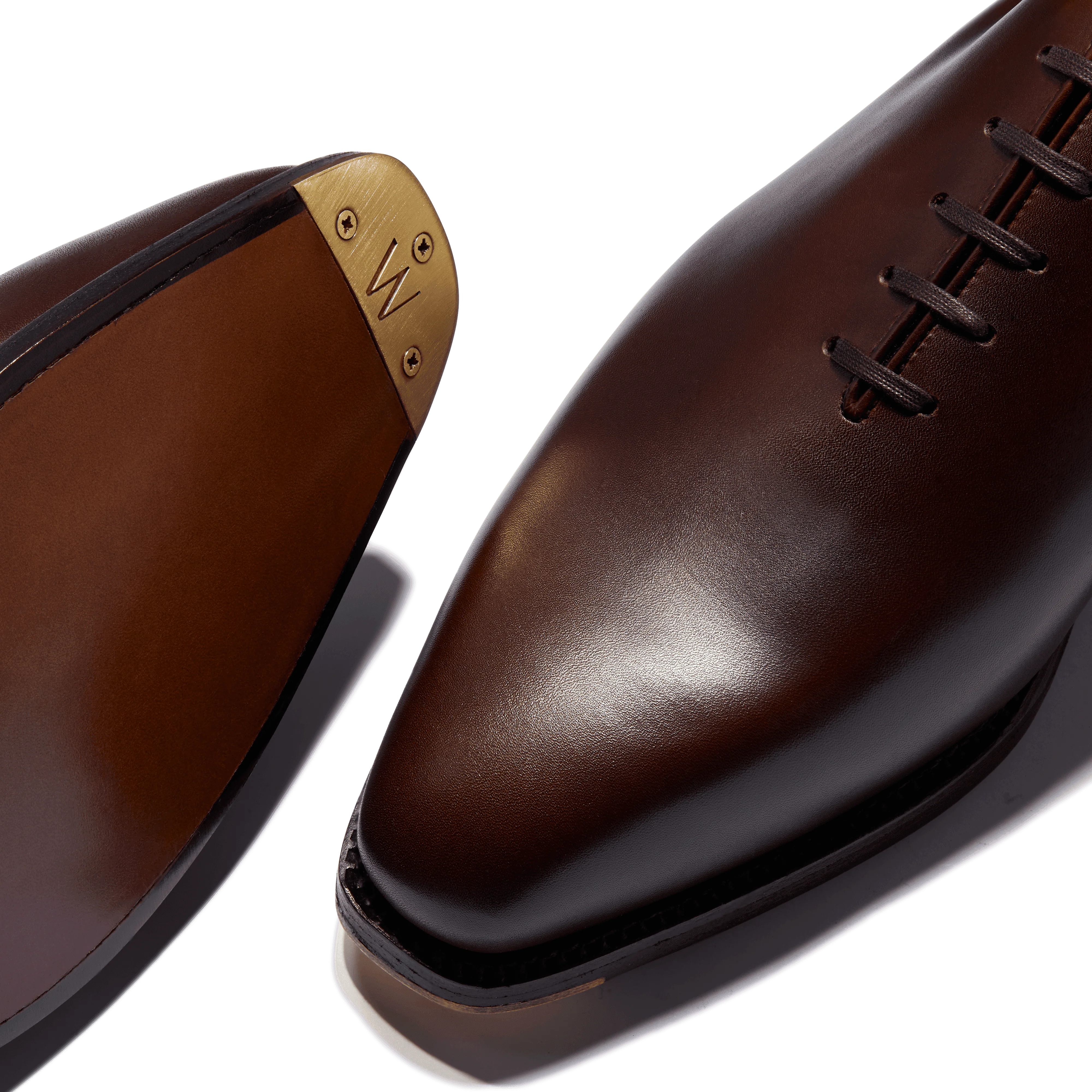 Richelieu Cycliste Fusain [homme cuir veau box nuancé café] - Image 5