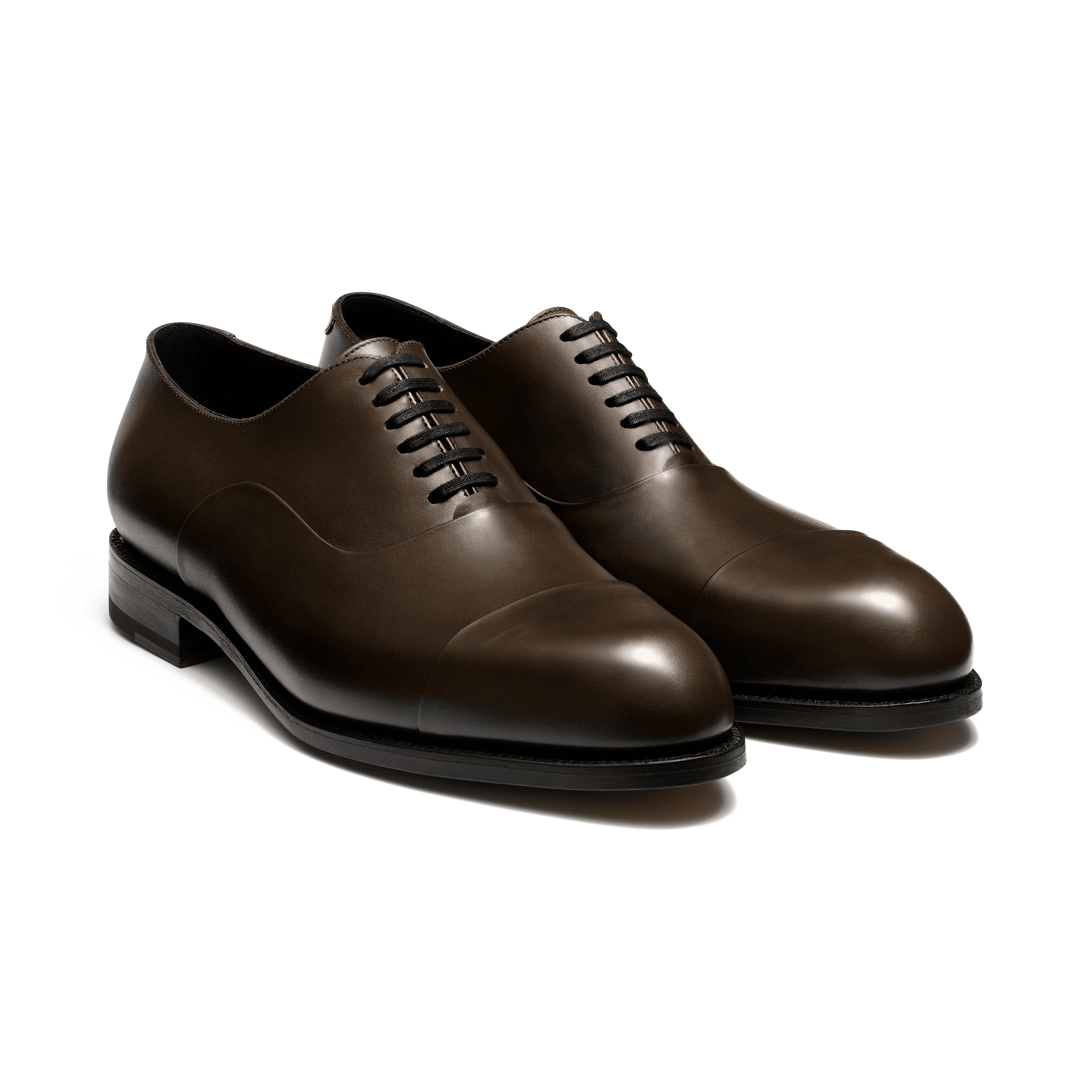 Richelieu Edouard [Homme cuir lisse marron terre d'ombre] - Image 2