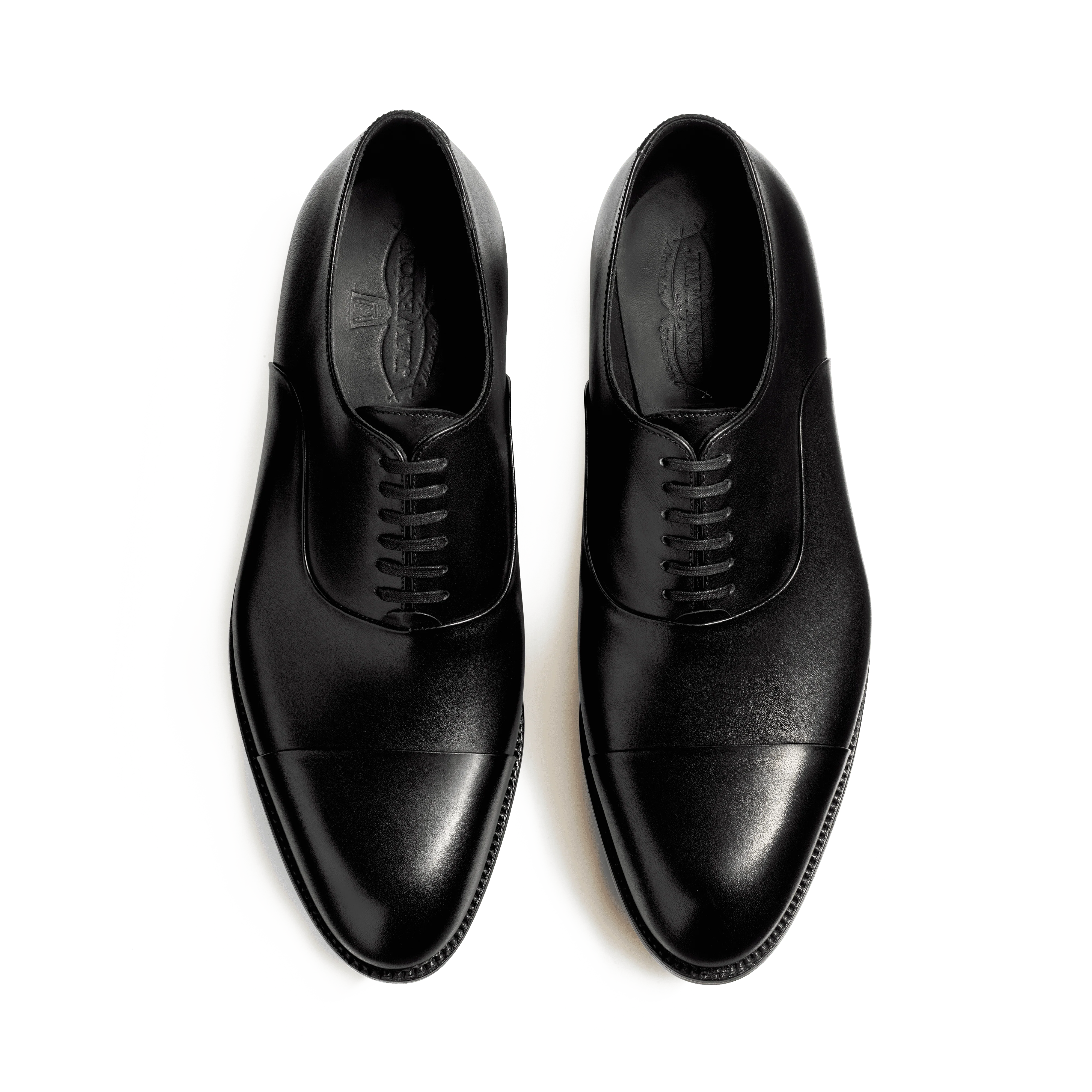Richelieu Edouard semelle gomme [Homme cuir lisse noir] - Image 3