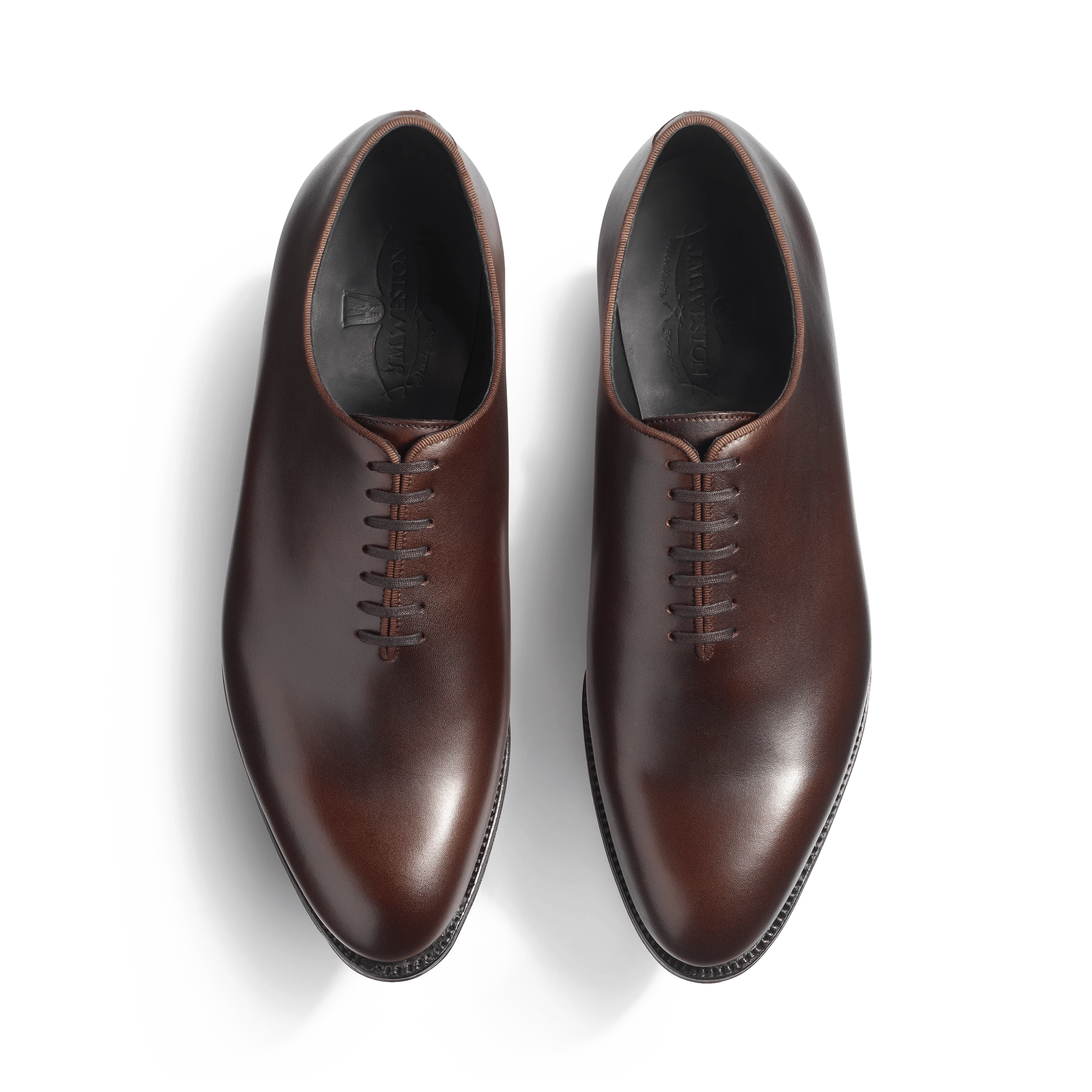 Richelieu empeigne unie Ultra [Homme cuir lisse café] - Image 3