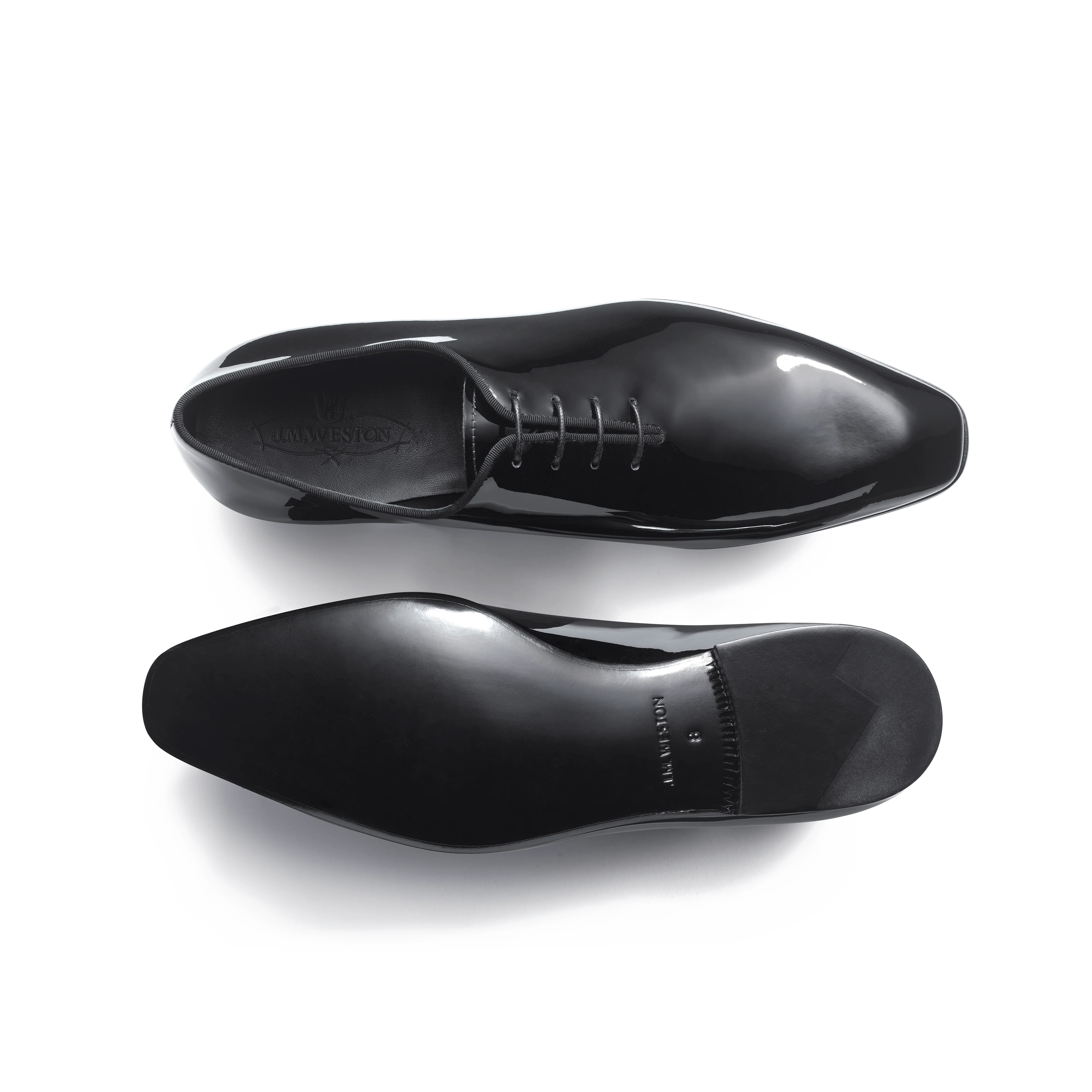 Richelieu One Cut Monaco [homme cuir veau vernis noir] - Image 3