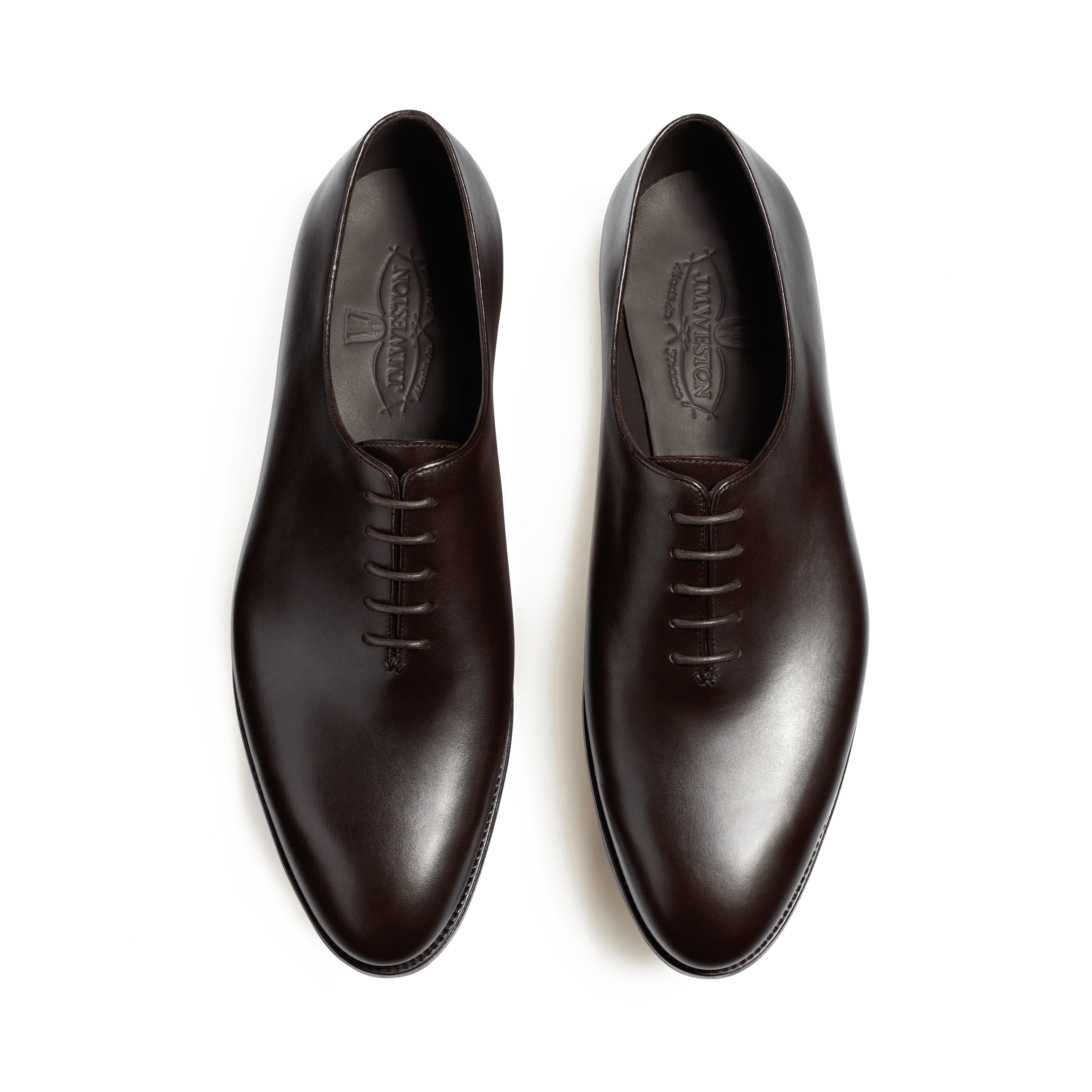 Richelieu One cut Rémi [Homme cuir lisse marron mélèze] - Image 3