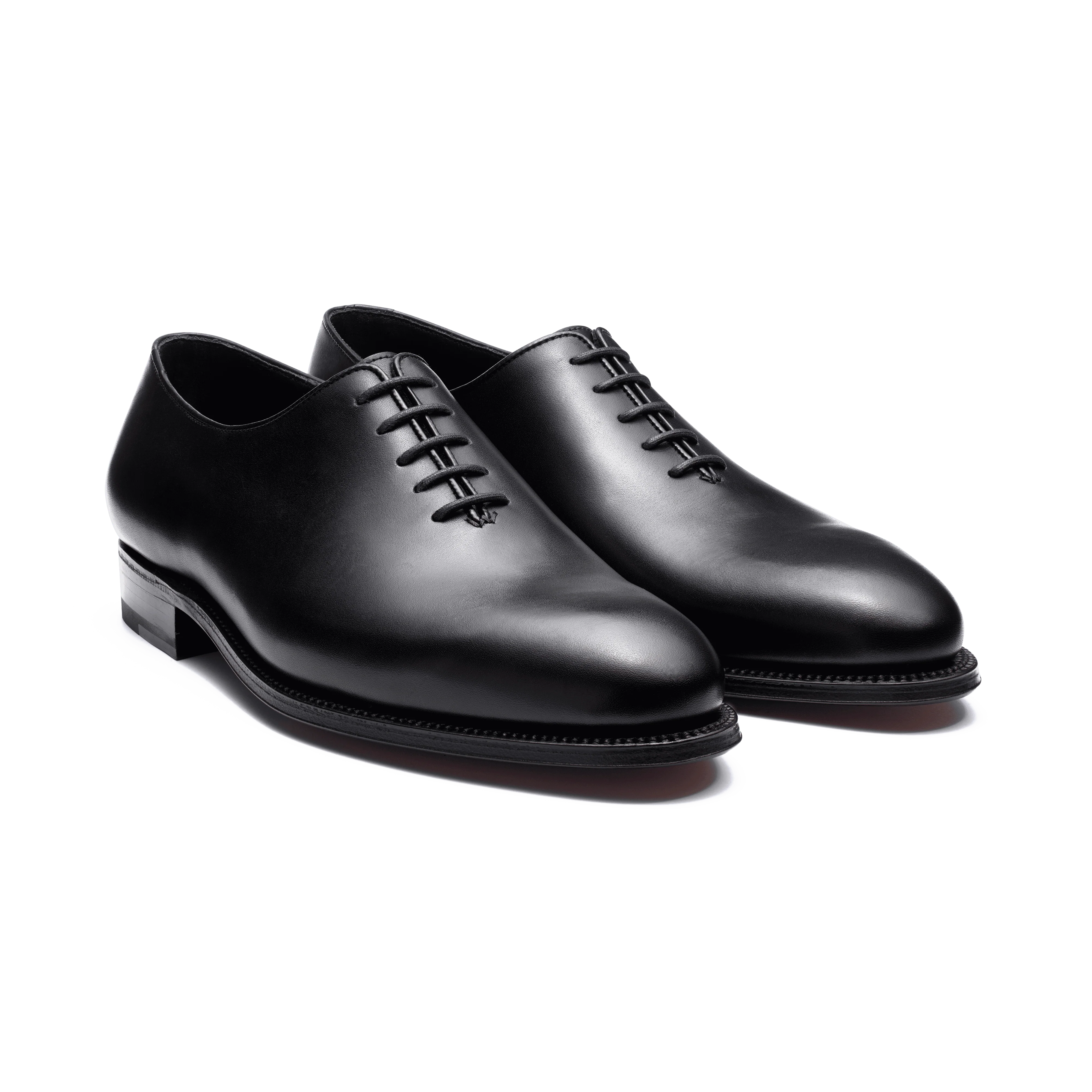 Richelieu One cut Rémi [Homme cuir lisse noir] - Image 2