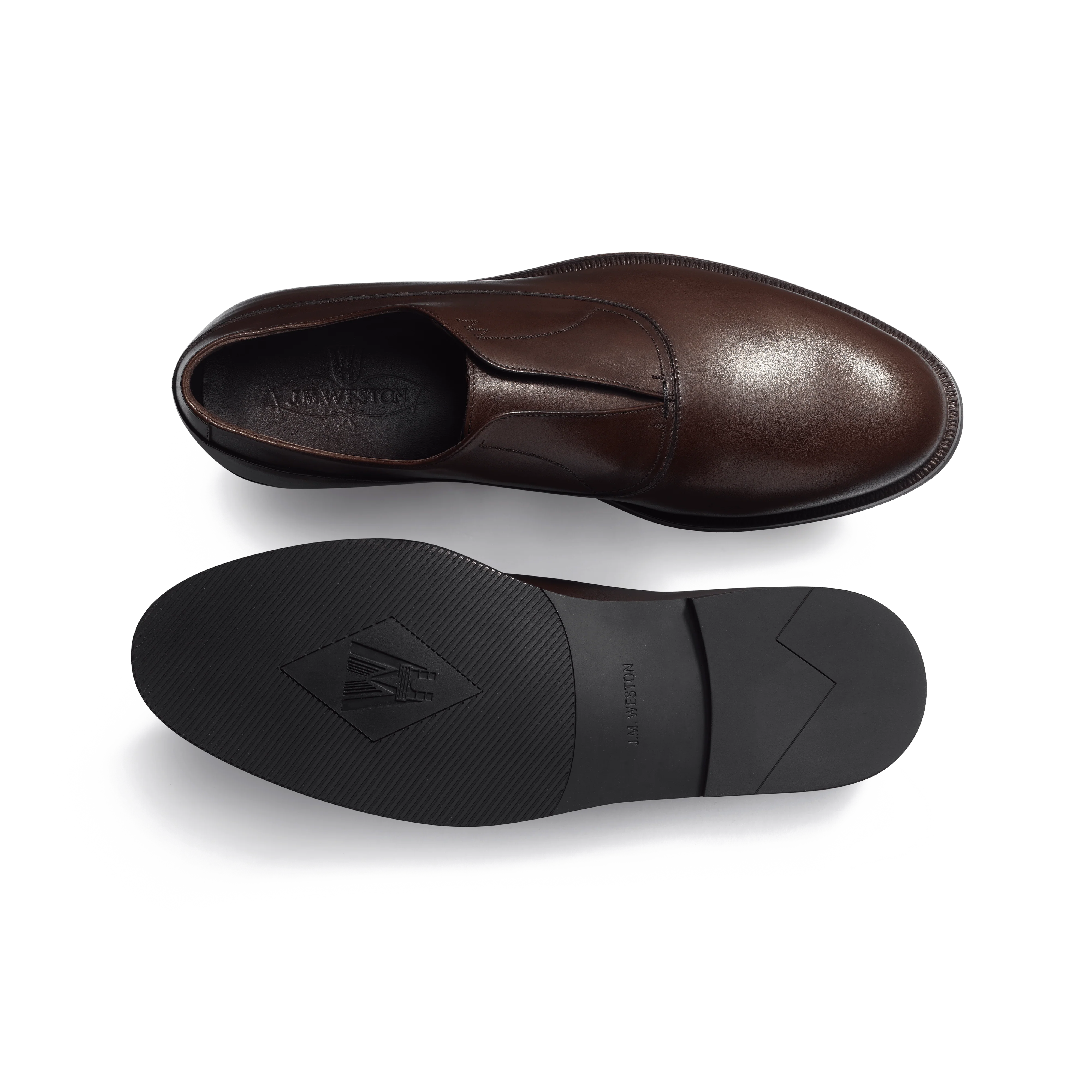 Richelieu Sans Gêne Iéna [homme cuir veau lisse marron foncé] - Image 4