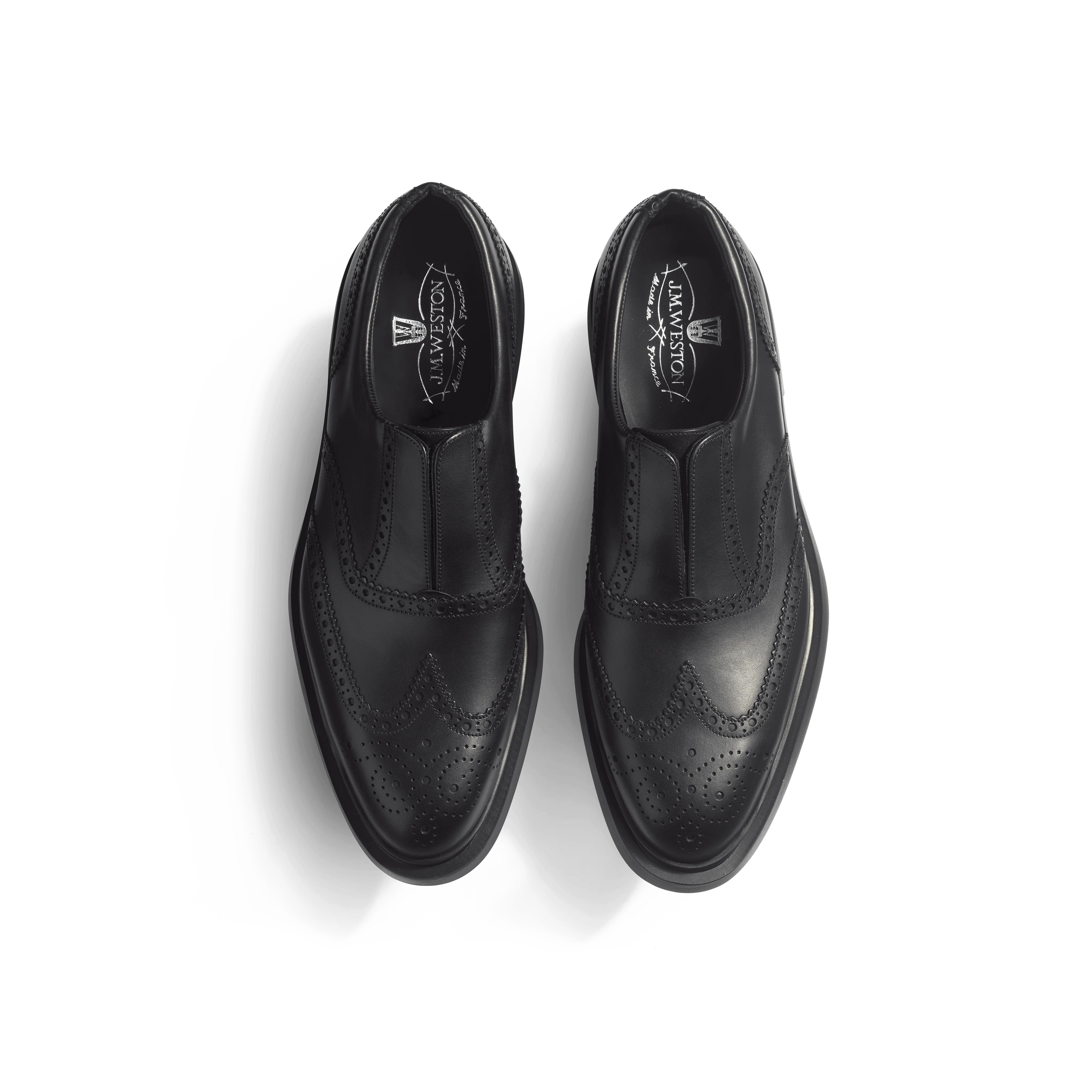 Richelieu Walker Sans Gêne [homme cuir lisse noir] - Image 3