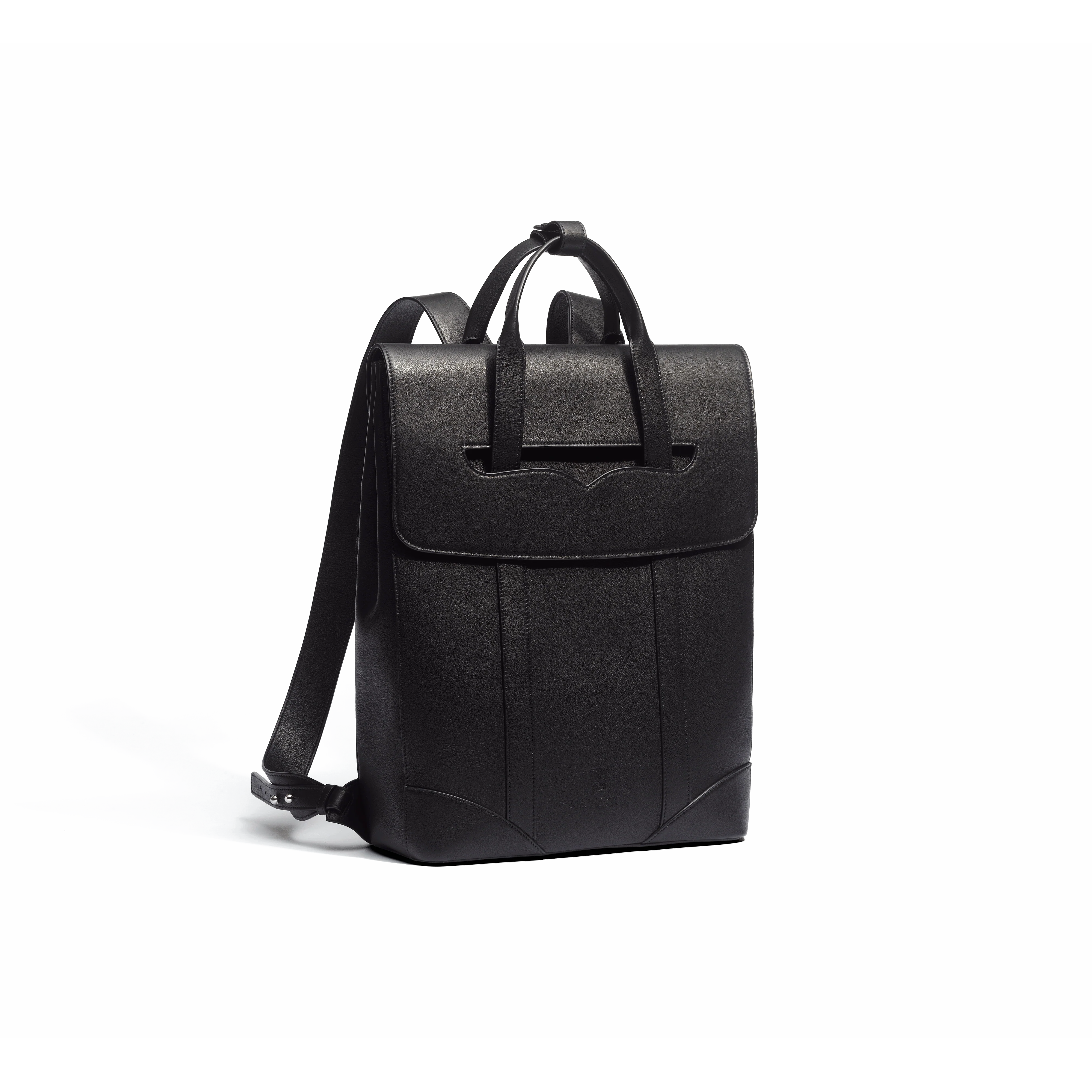Sac à dos Double You [Cuir veau lisse noir] - Image 2