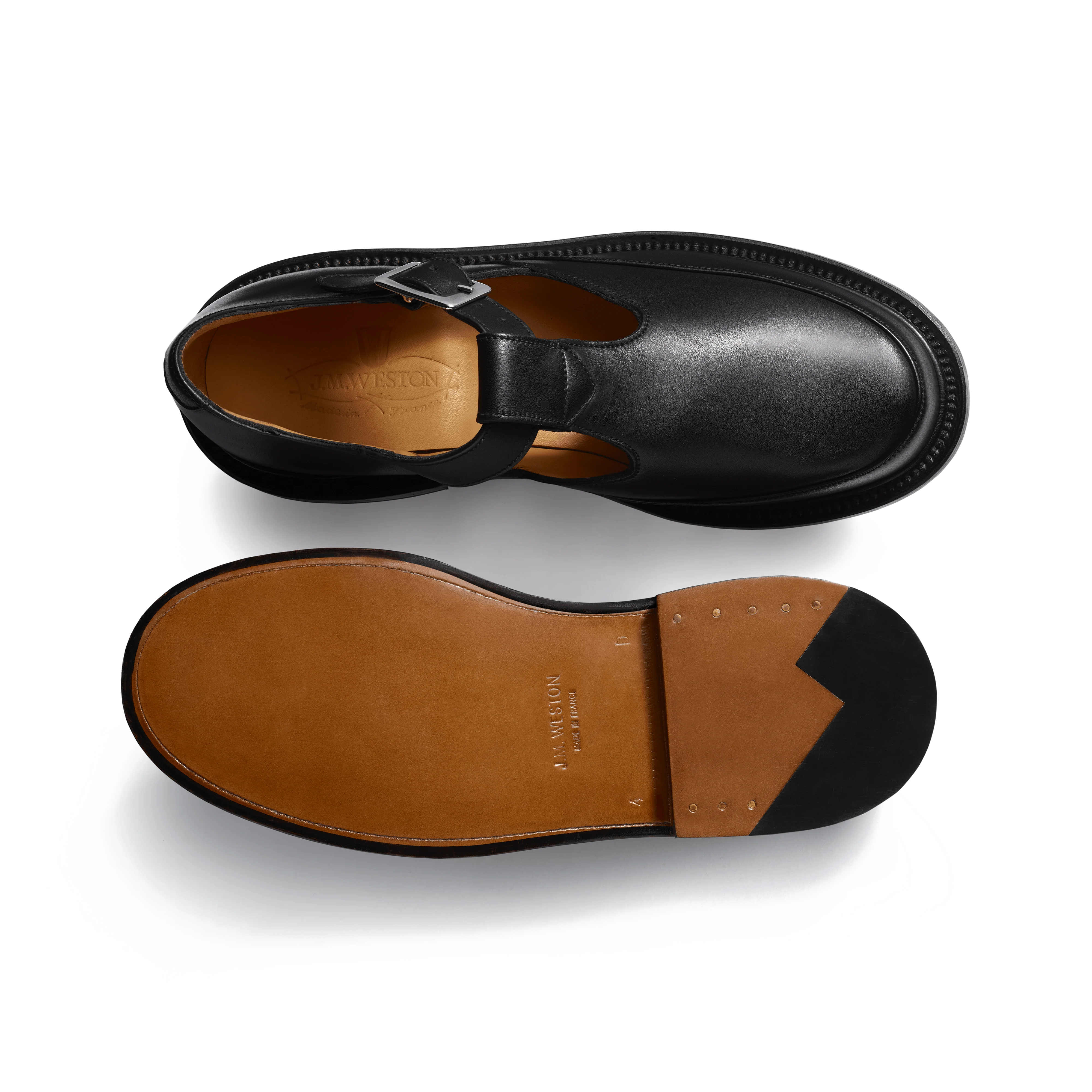 Sandale Salomé [femme cuir veau lisse noir] - Image 4