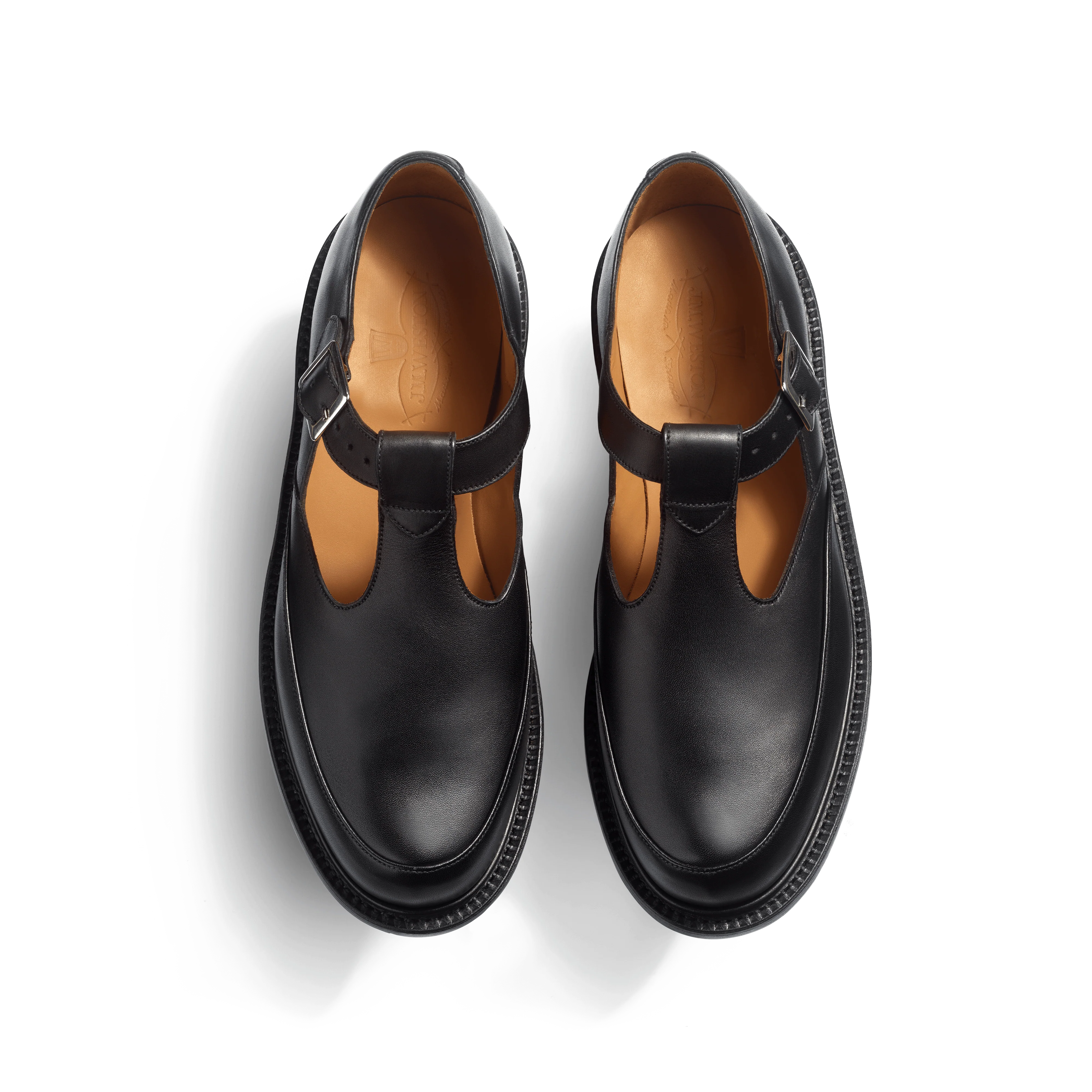 Sandale Salomé [homme cuir veau lisse noir] - Image 3