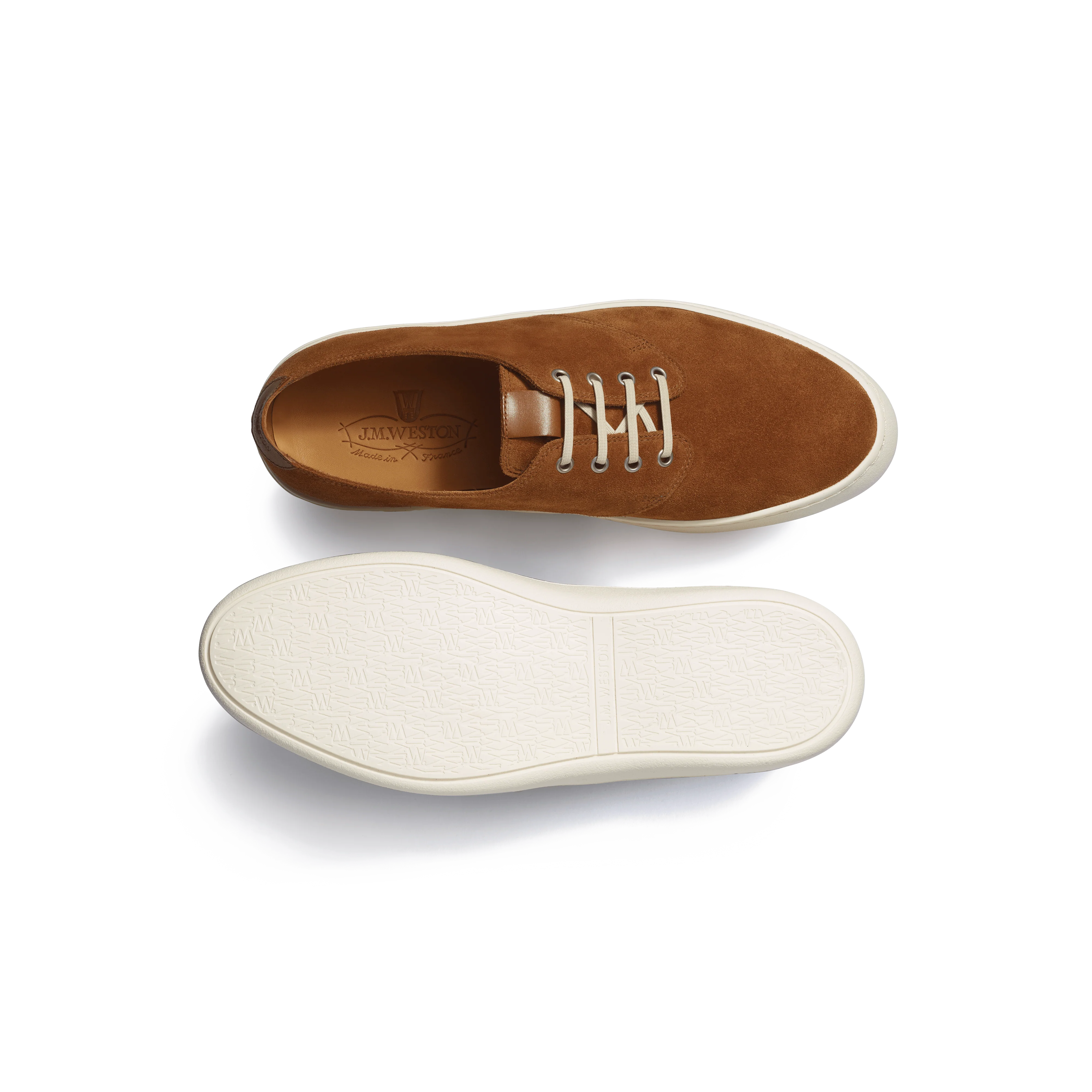 Tennis 1938 [cuir veau velours beachnut] - Image 4