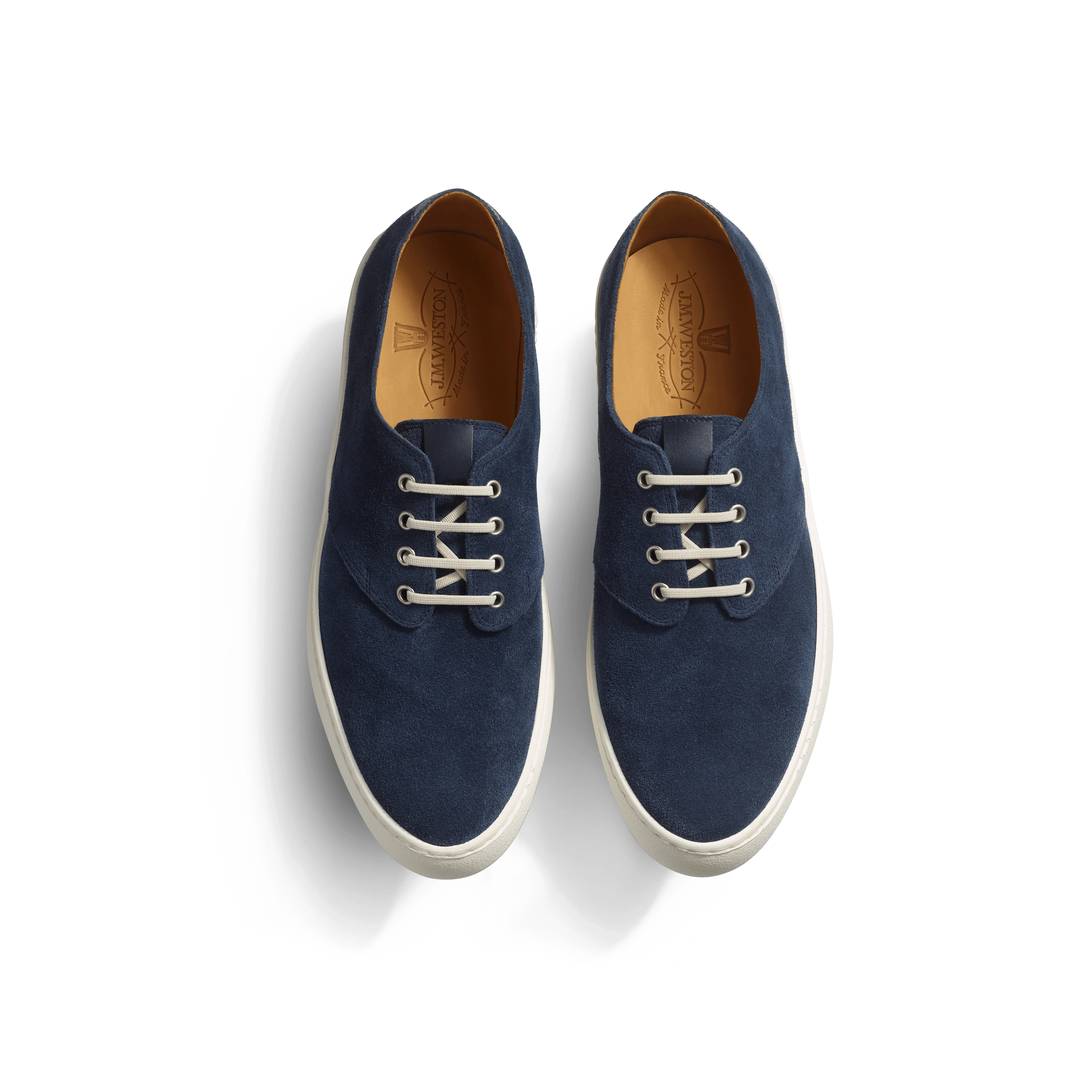 Tennis 1938 [cuir veau velours marine] - Image 3