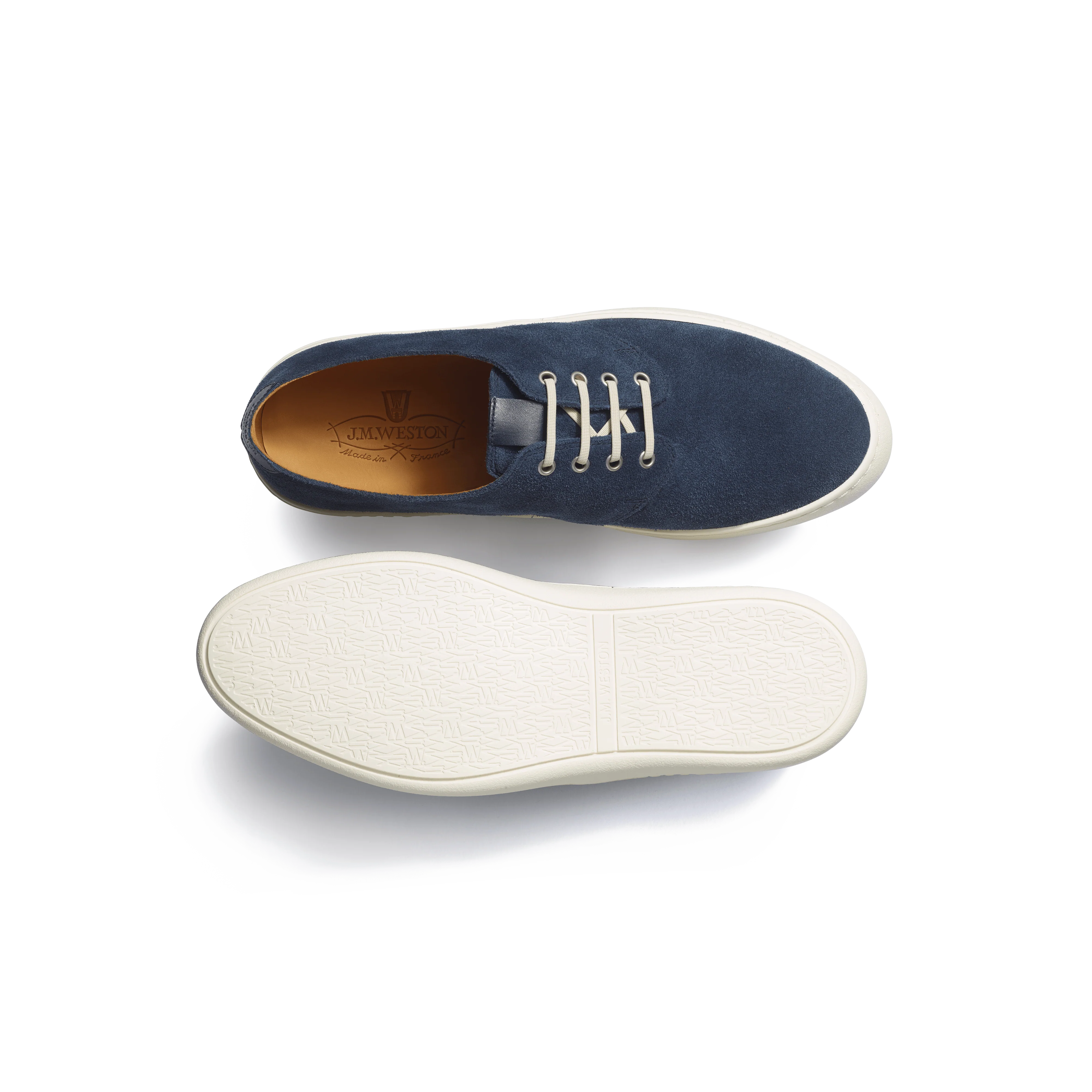 Tennis 1938 [cuir veau velours marine] - Image 4