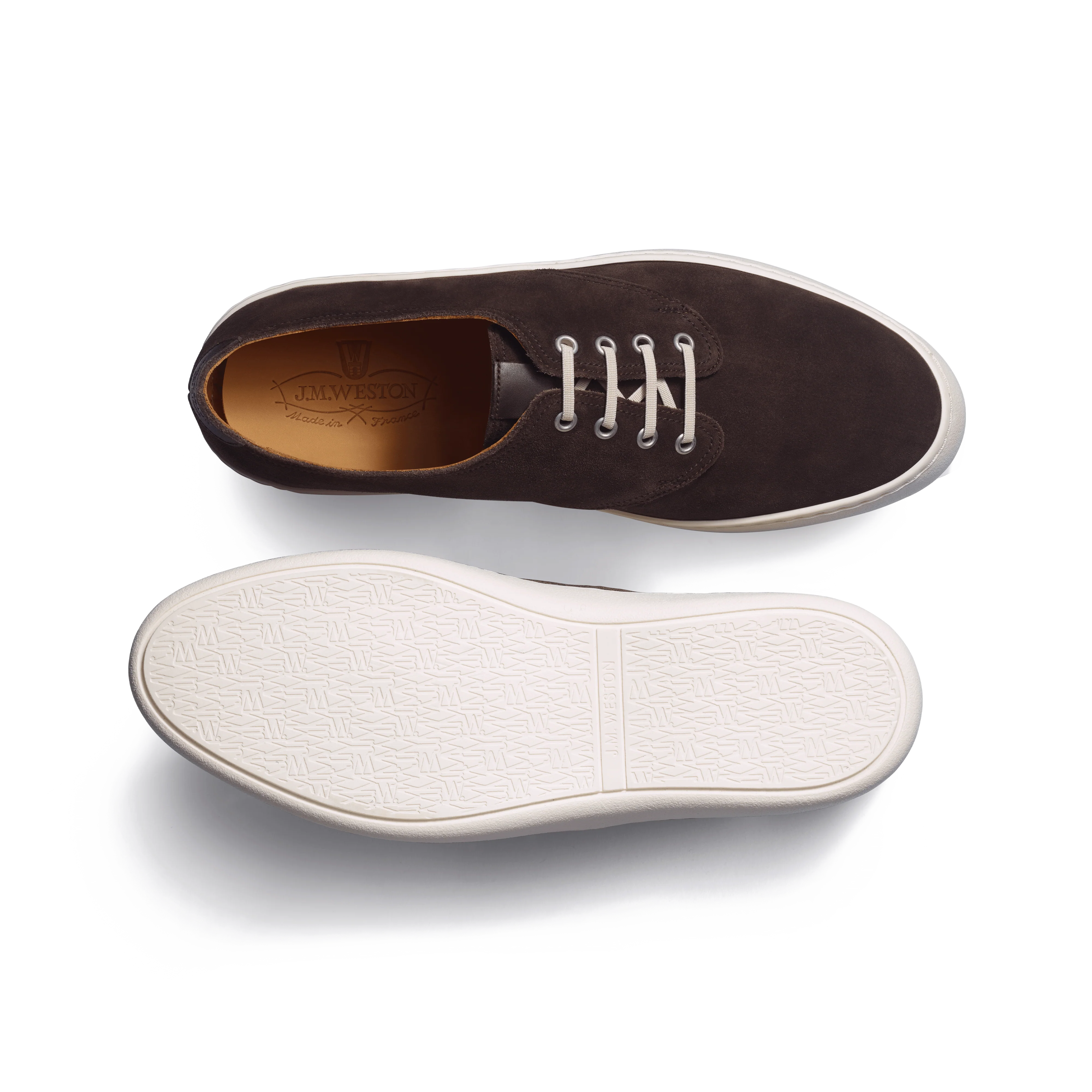 Tennis 1938 [cuir veau velours marron] - Image 4