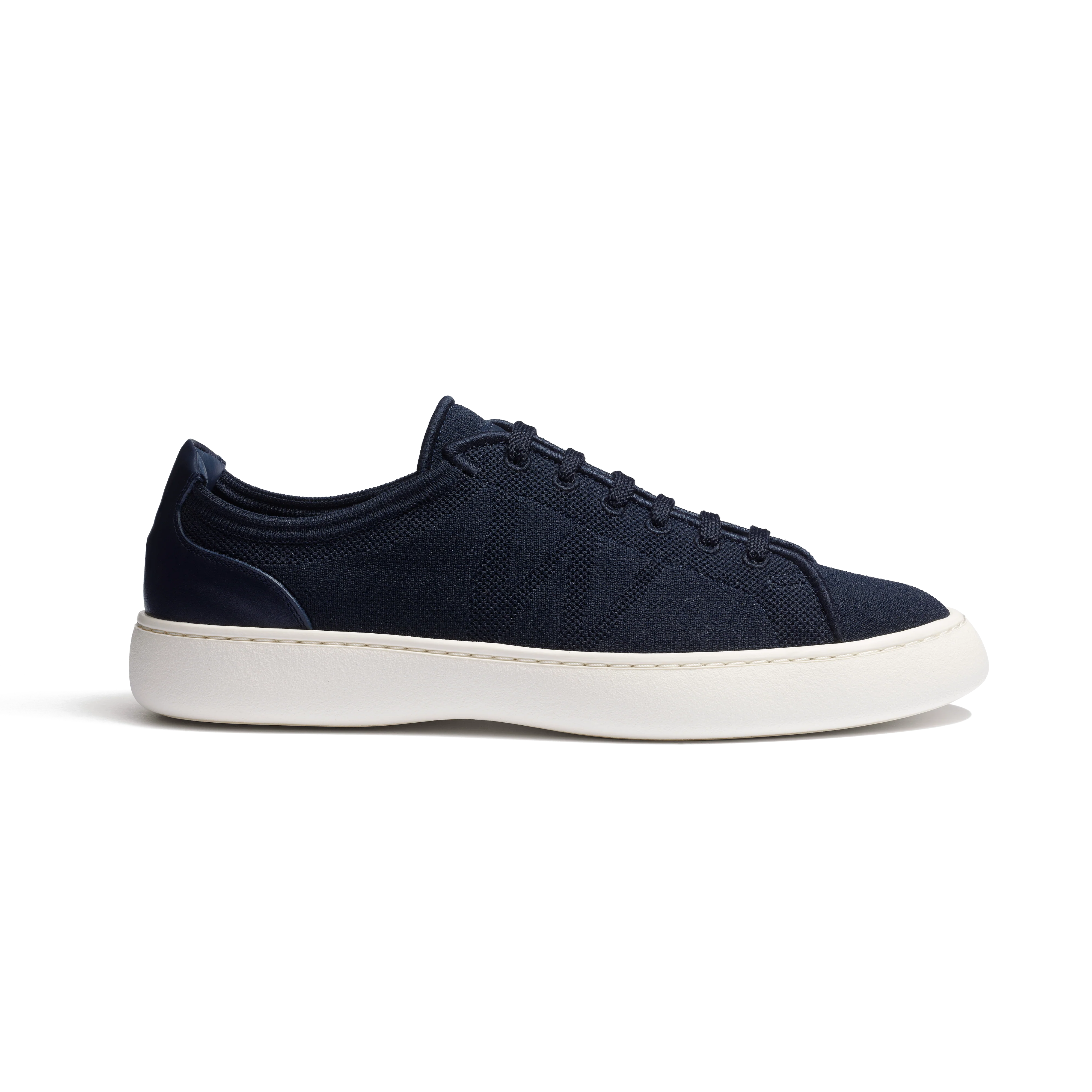 Tennis 1938 Knit [Maille knit bleu marine détails cuir veau sport marine]