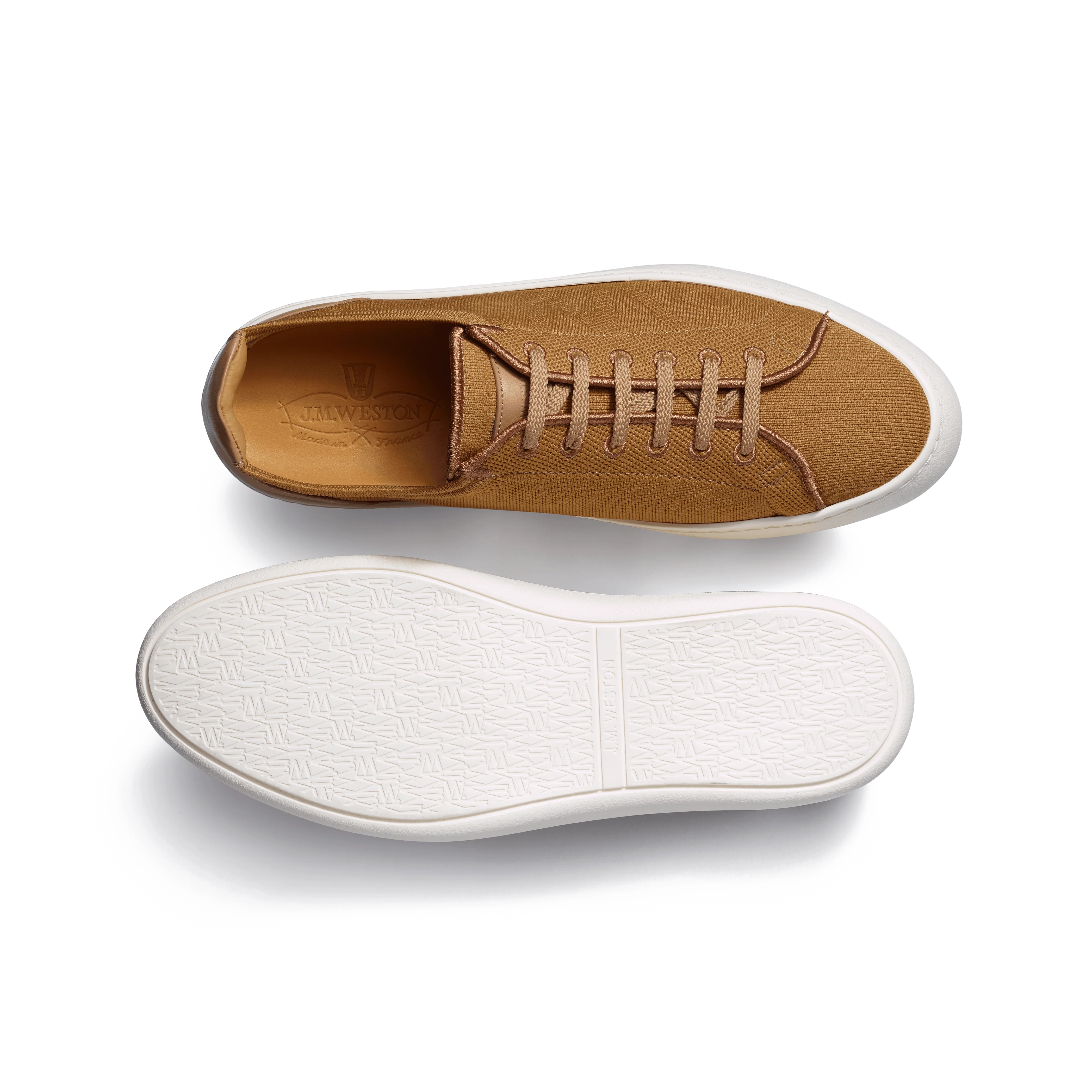 Tennis 1938 Knit [Maille knit beige détails en cuir veau sport beige] - Image 4