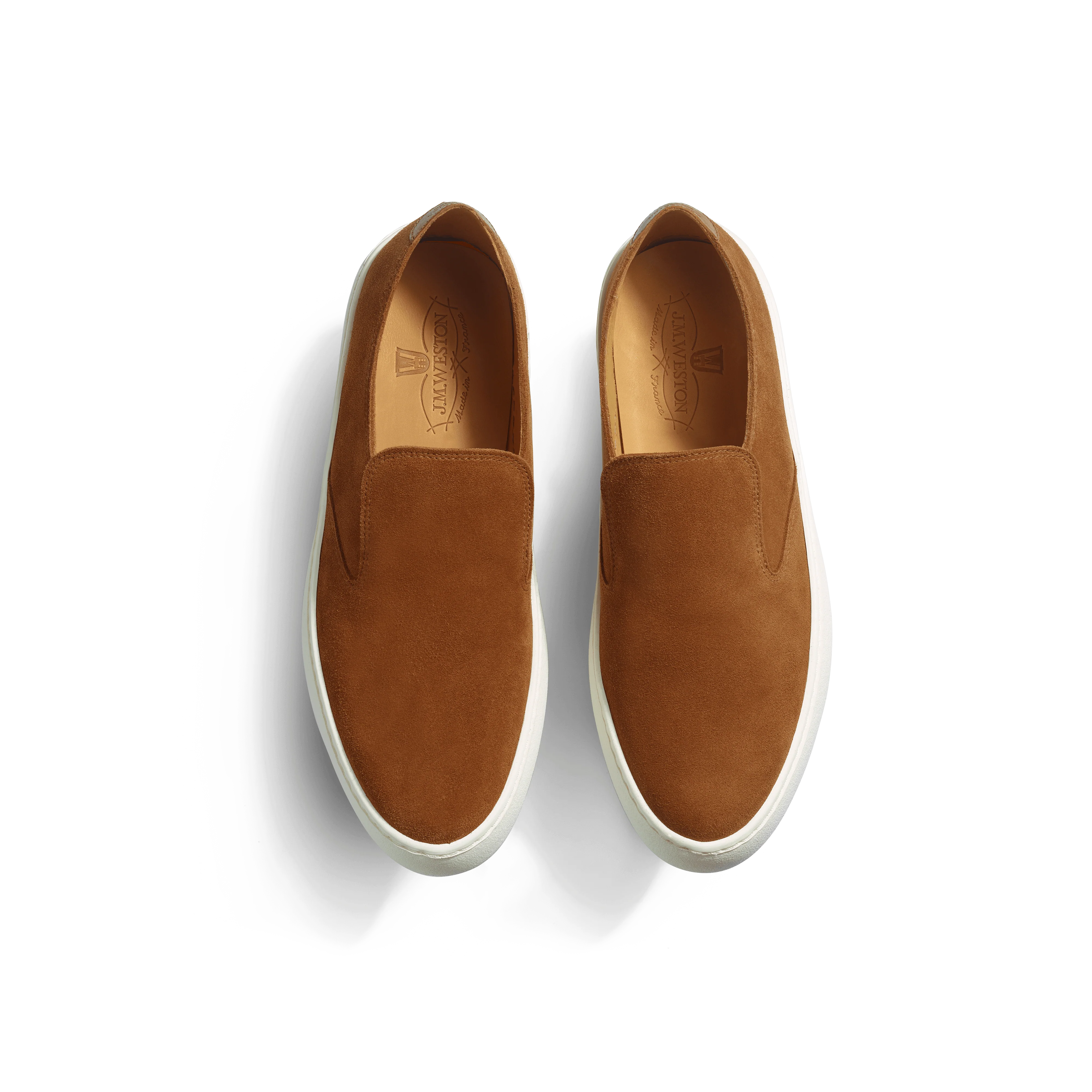 Tennis 1938 Slip On [cuir veau velours beachnut] - Image 3