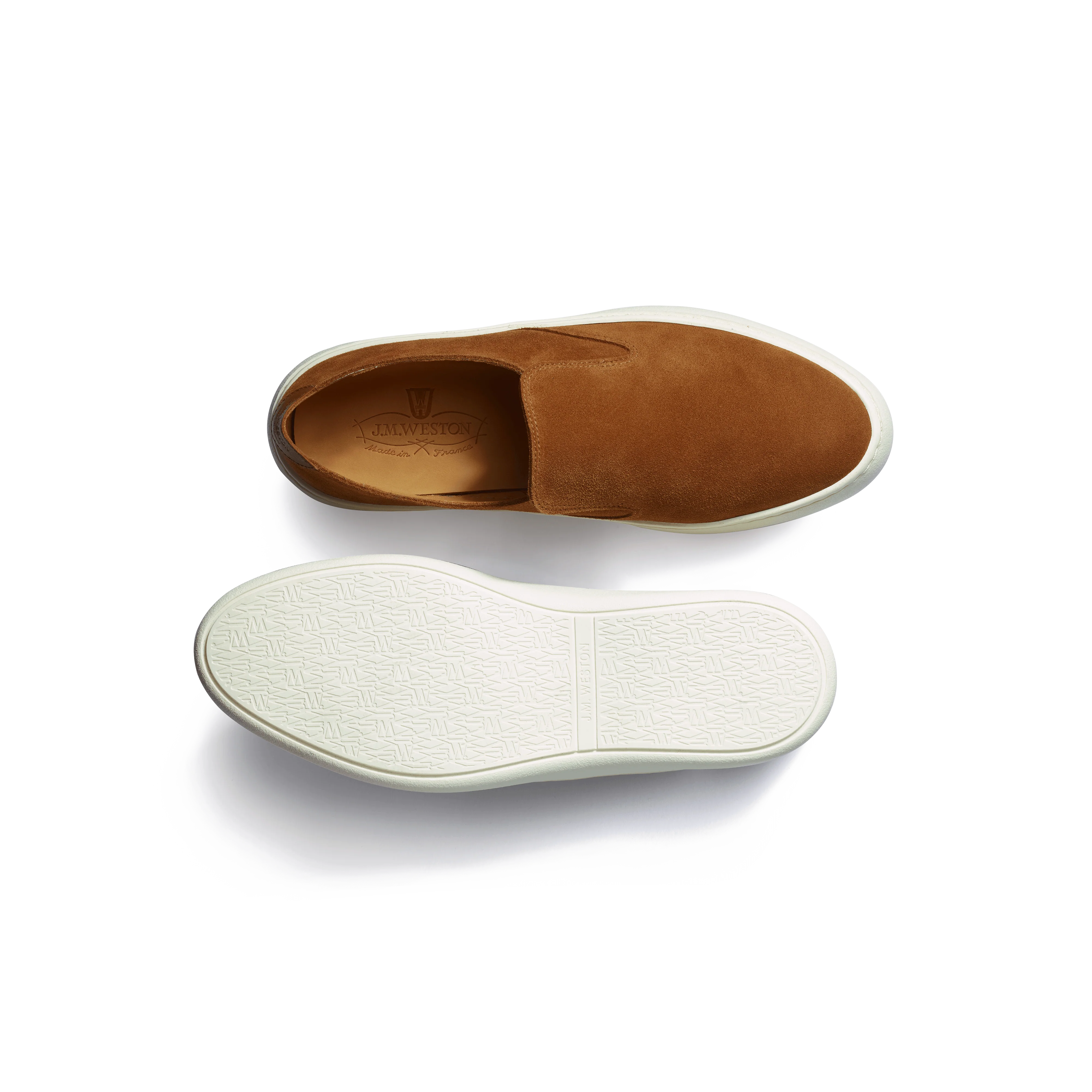 Tennis 1938 Slip On [cuir veau velours beachnut] - Image 4