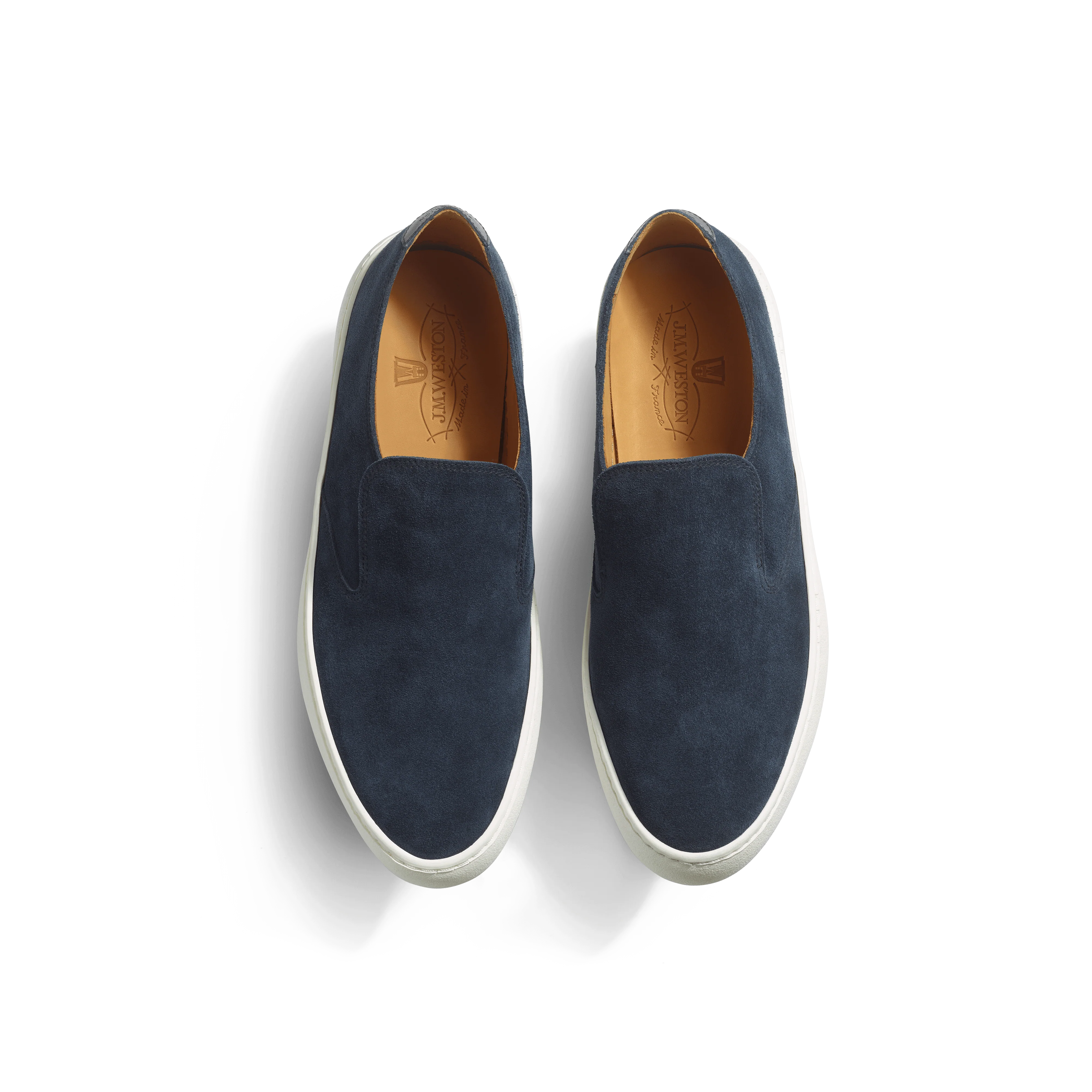Tennis 1938 Slip On [cuir veau velours marine] - Image 3